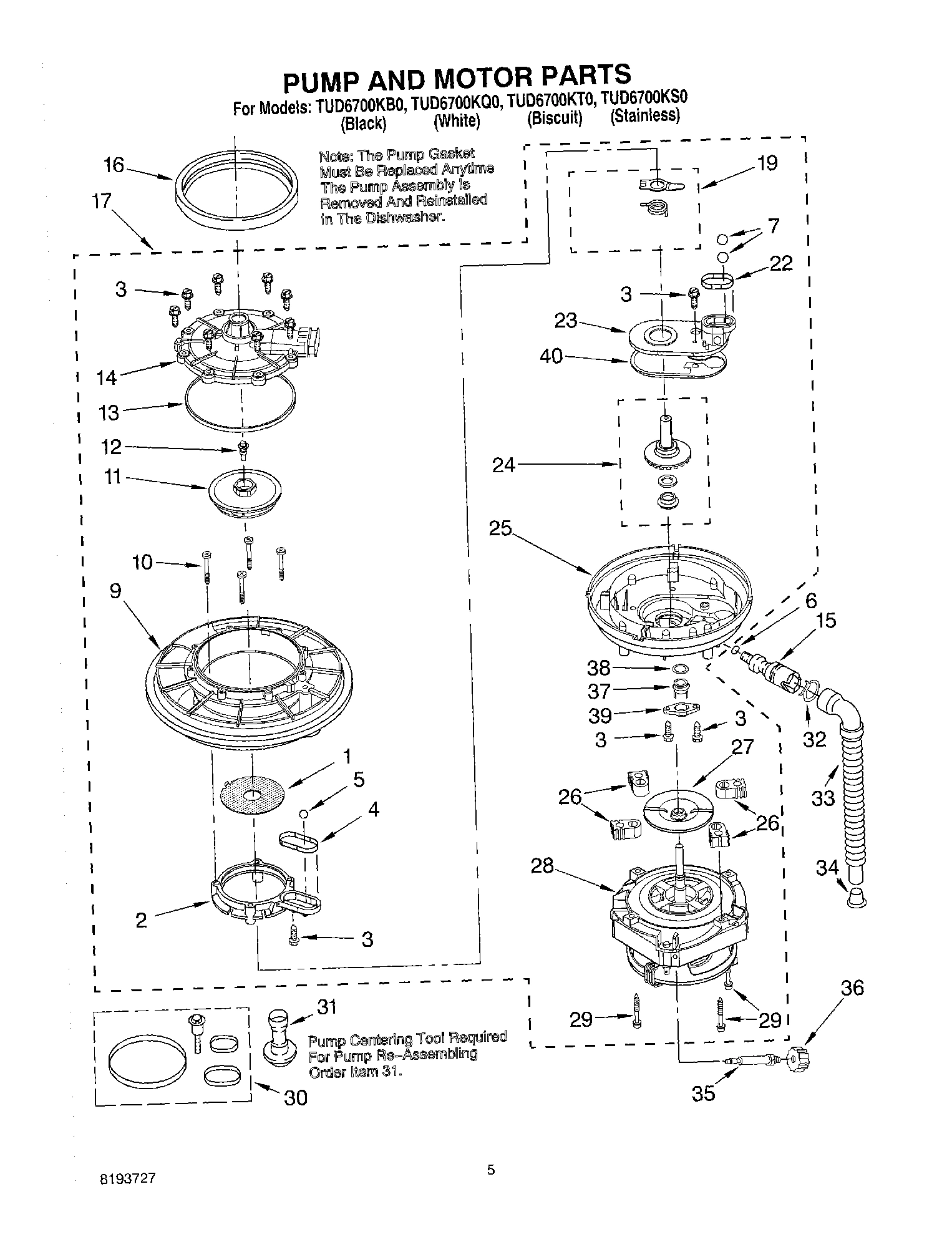 04 - PUMP AND MOTOR PARTS