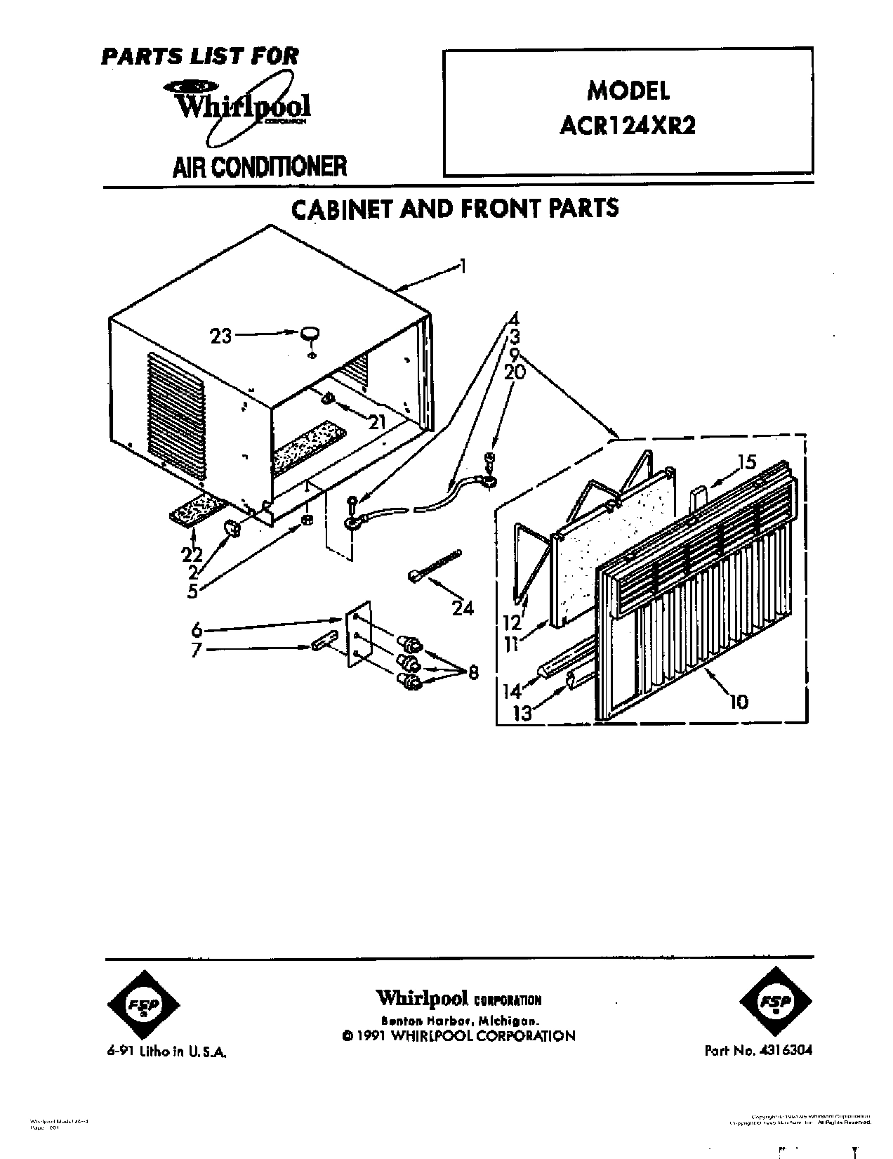 01 - CABINET AND FRONT PARTS