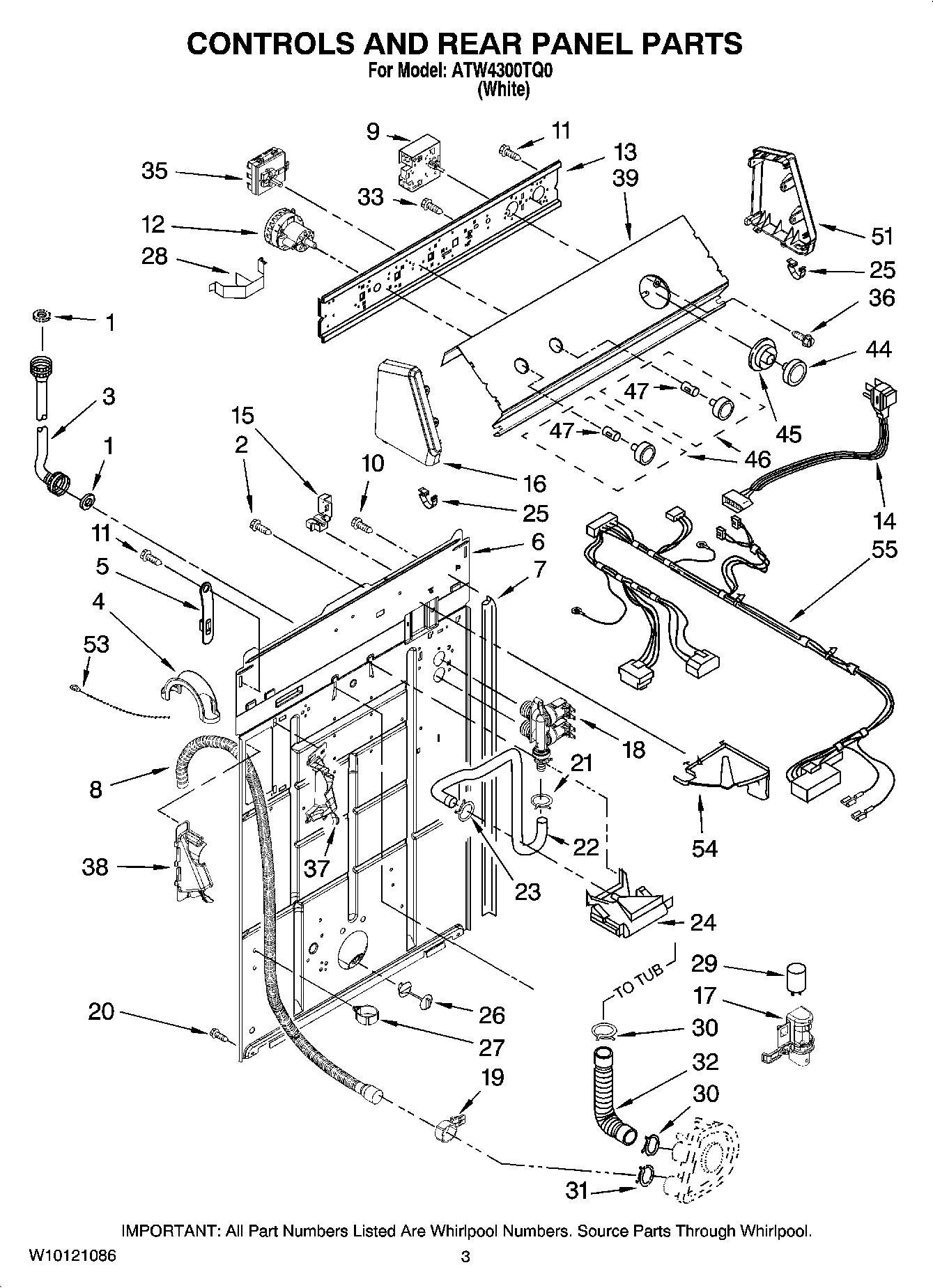 02 - CONTROLS AND REAR PANEL PARTS
