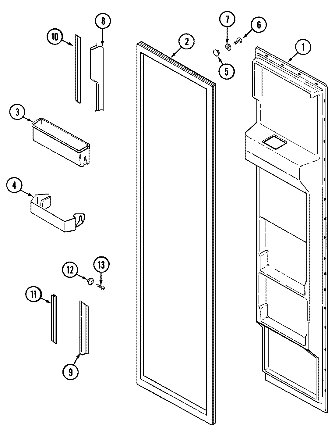 02 - FREEZER INNER DOOR