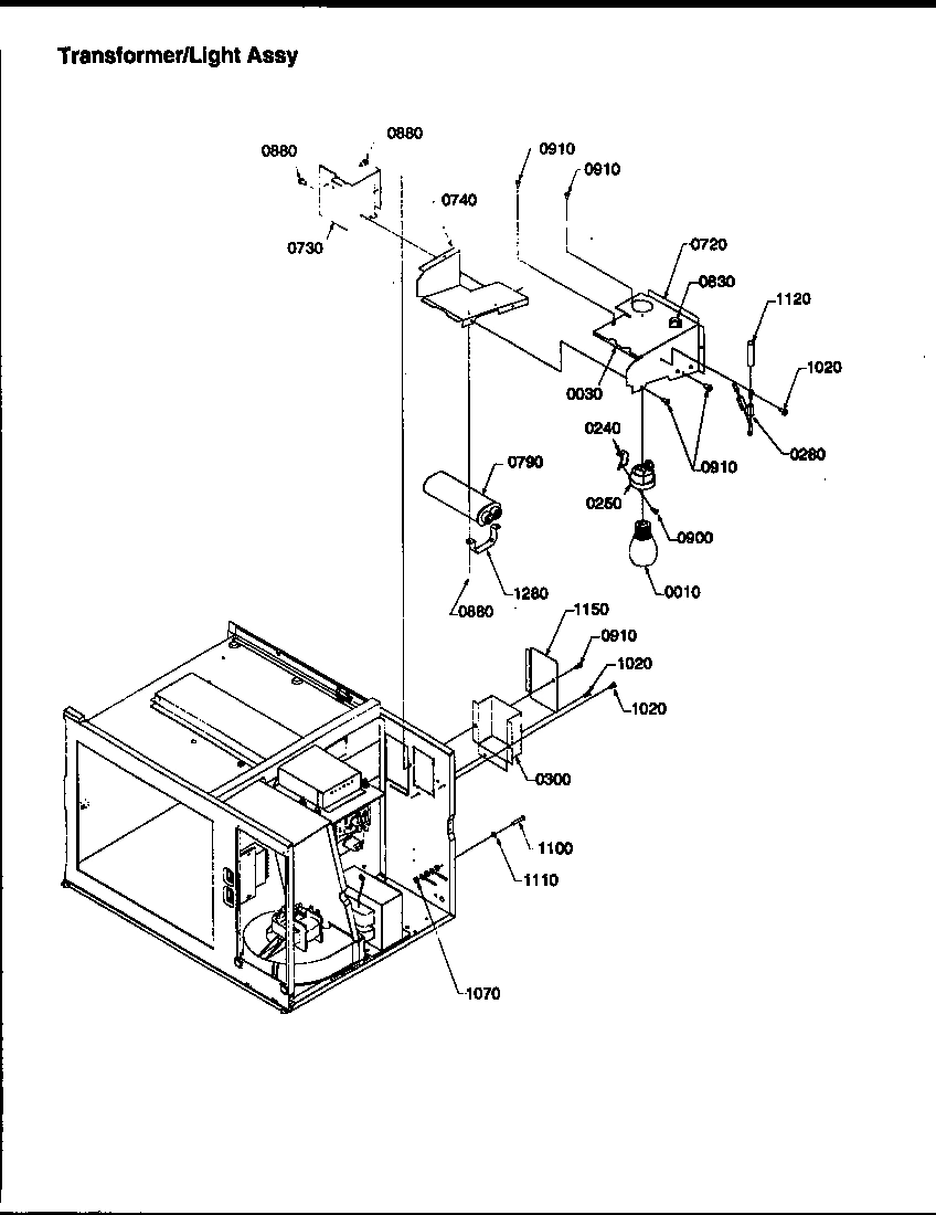 04 - TRANSFORMER/LIGHT ASSY