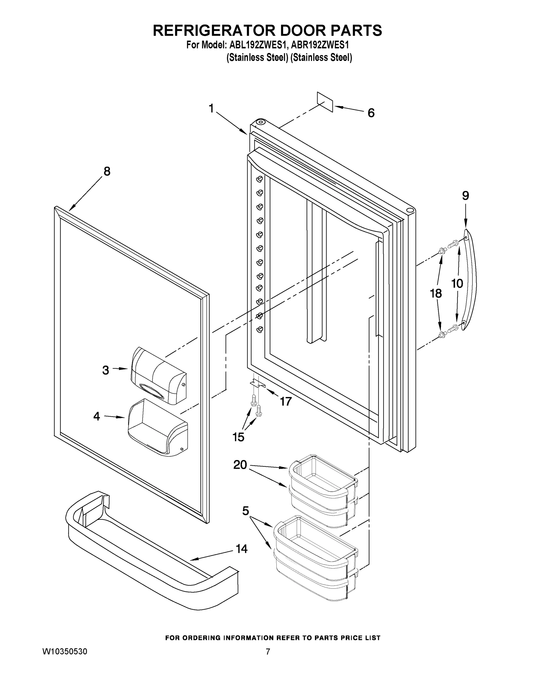 04 - REFRIGERATOR DOOR PARTS