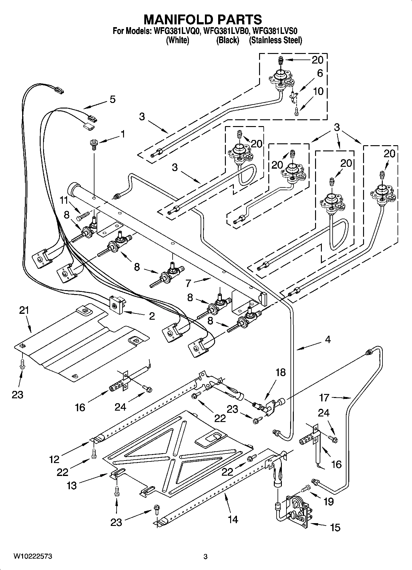 03 - MANIFOLD PARTS