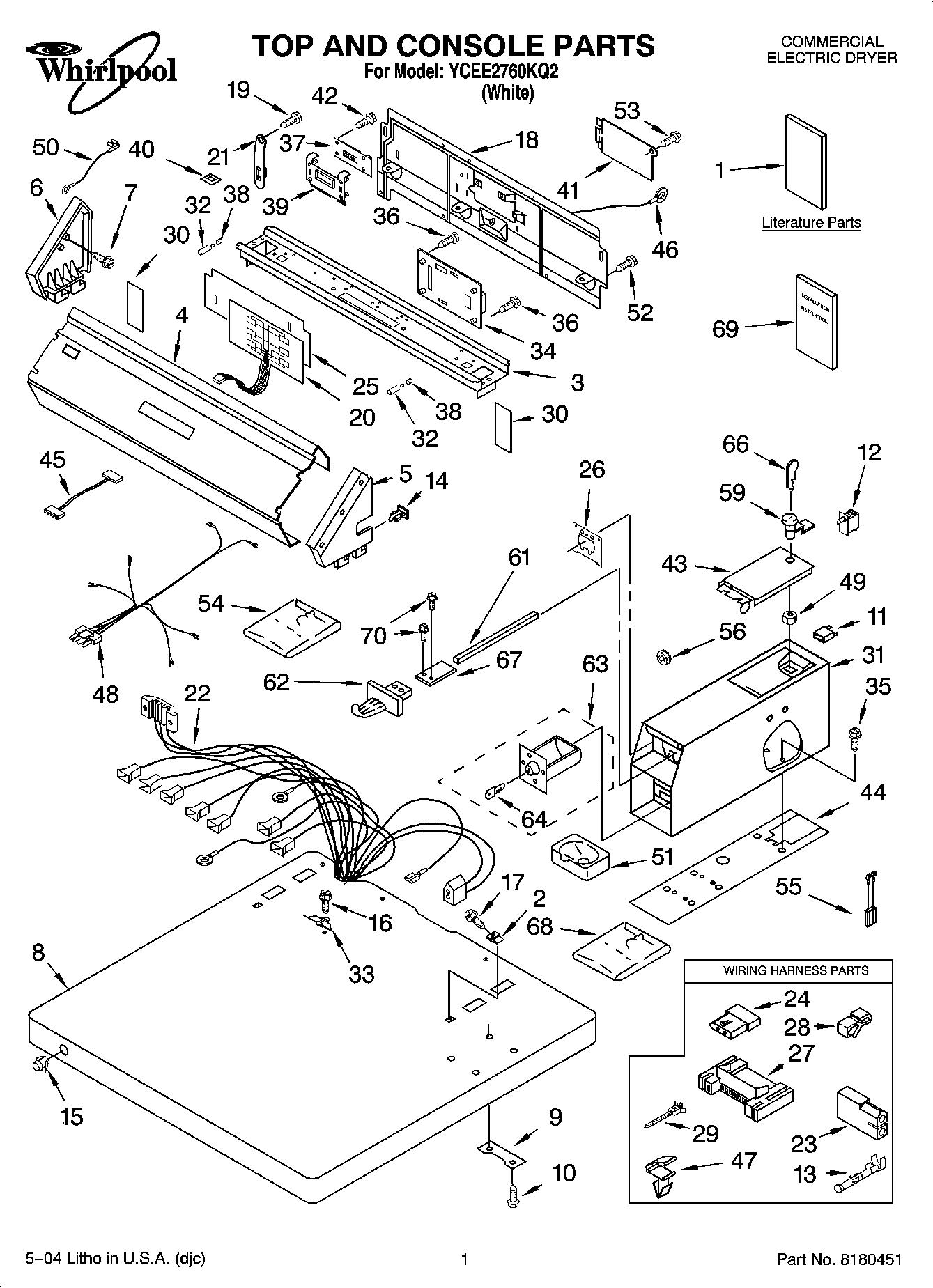 01 - TOP AND CONSOLE PARTS