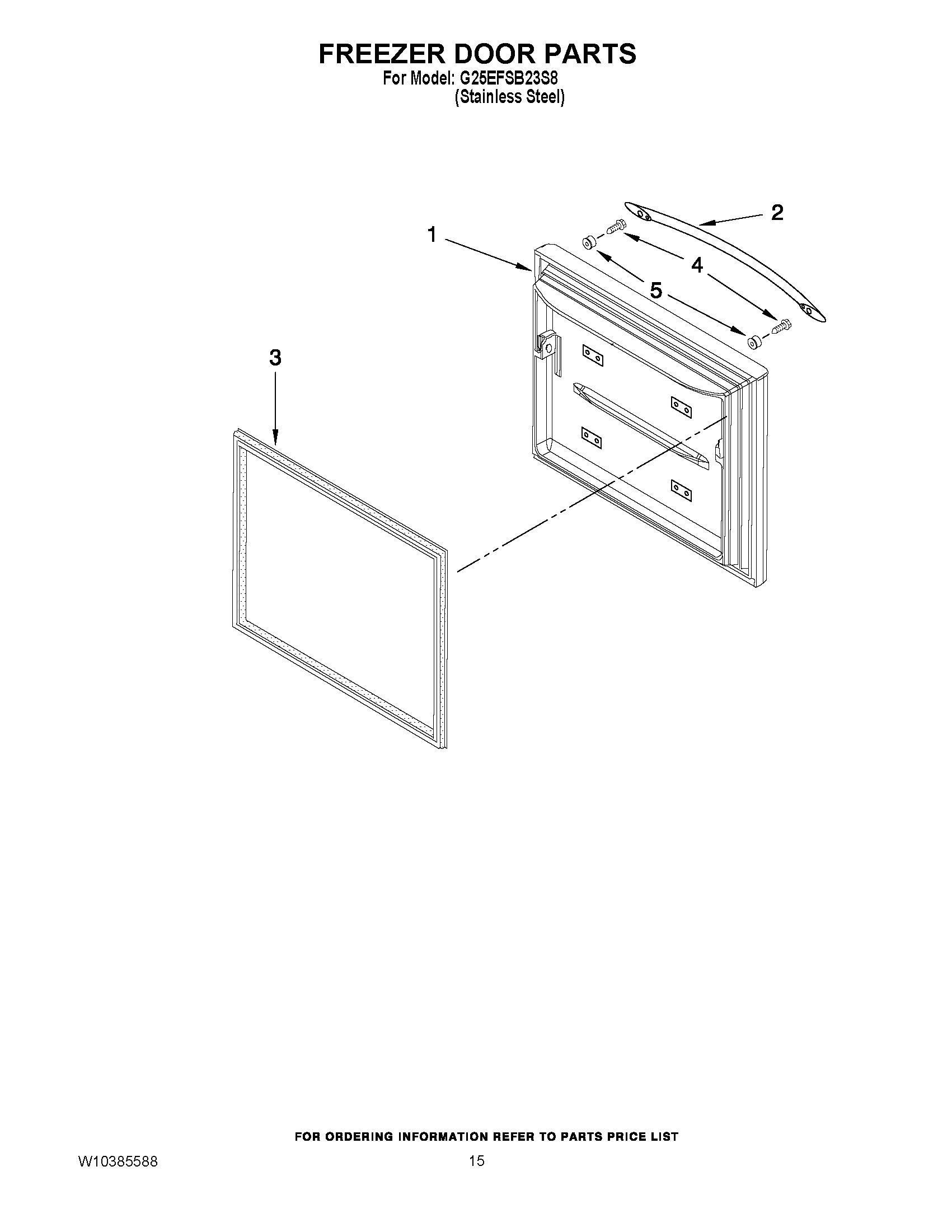 08 - FREEZER DOOR PARTS