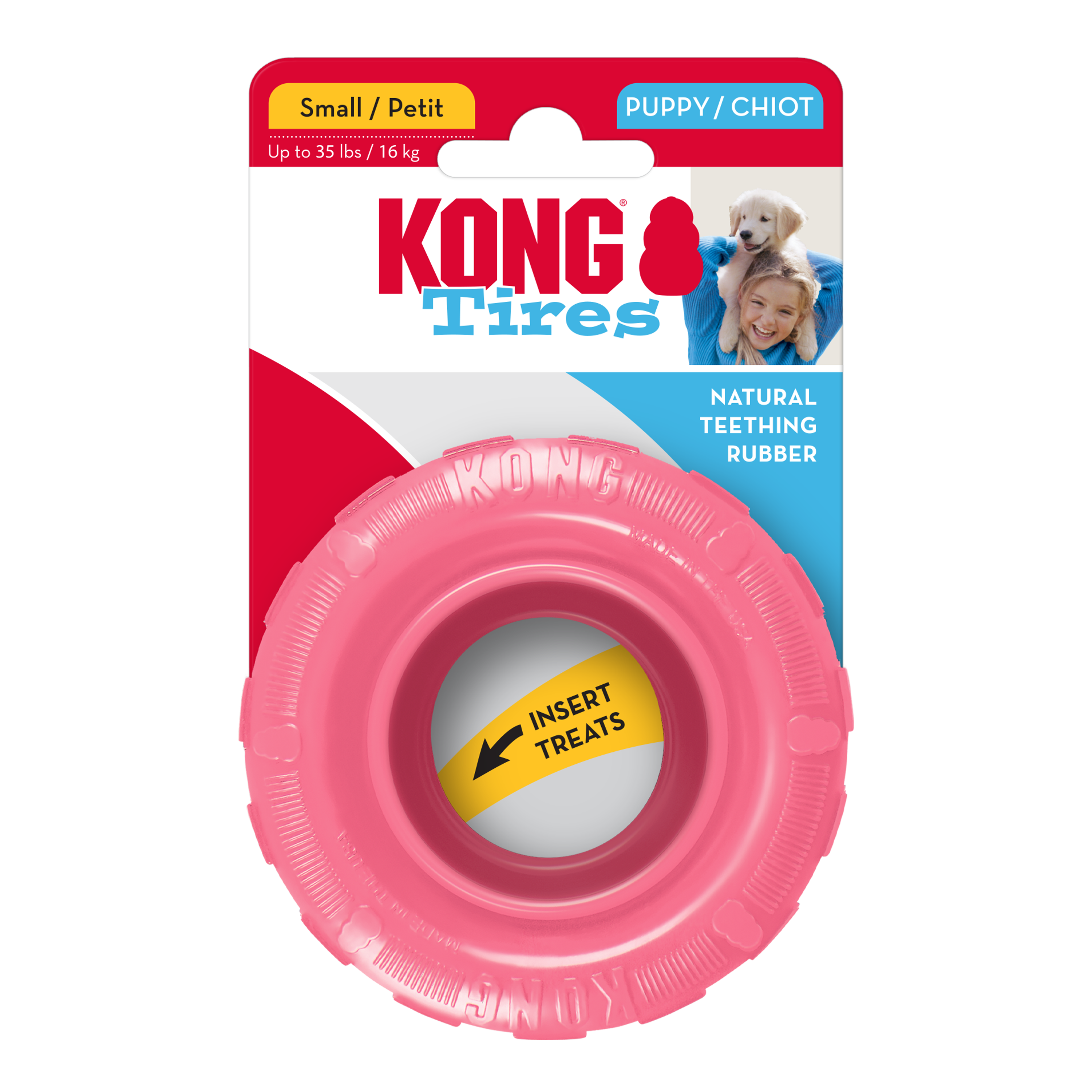 KONG Puppy Tires onpack product image