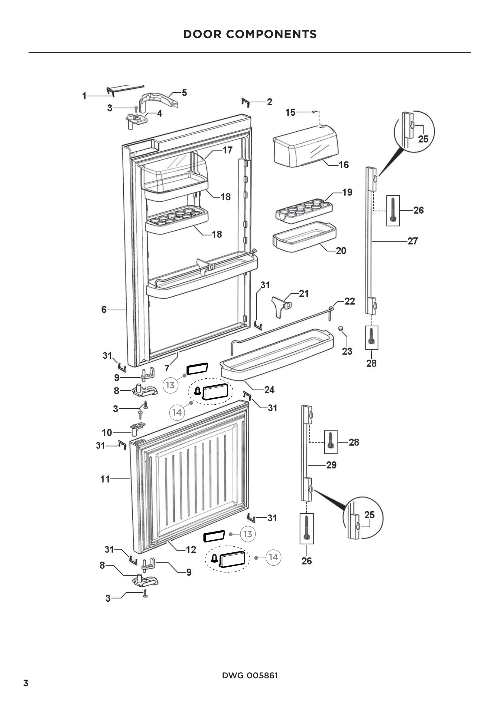 DOOR COMPONENTS