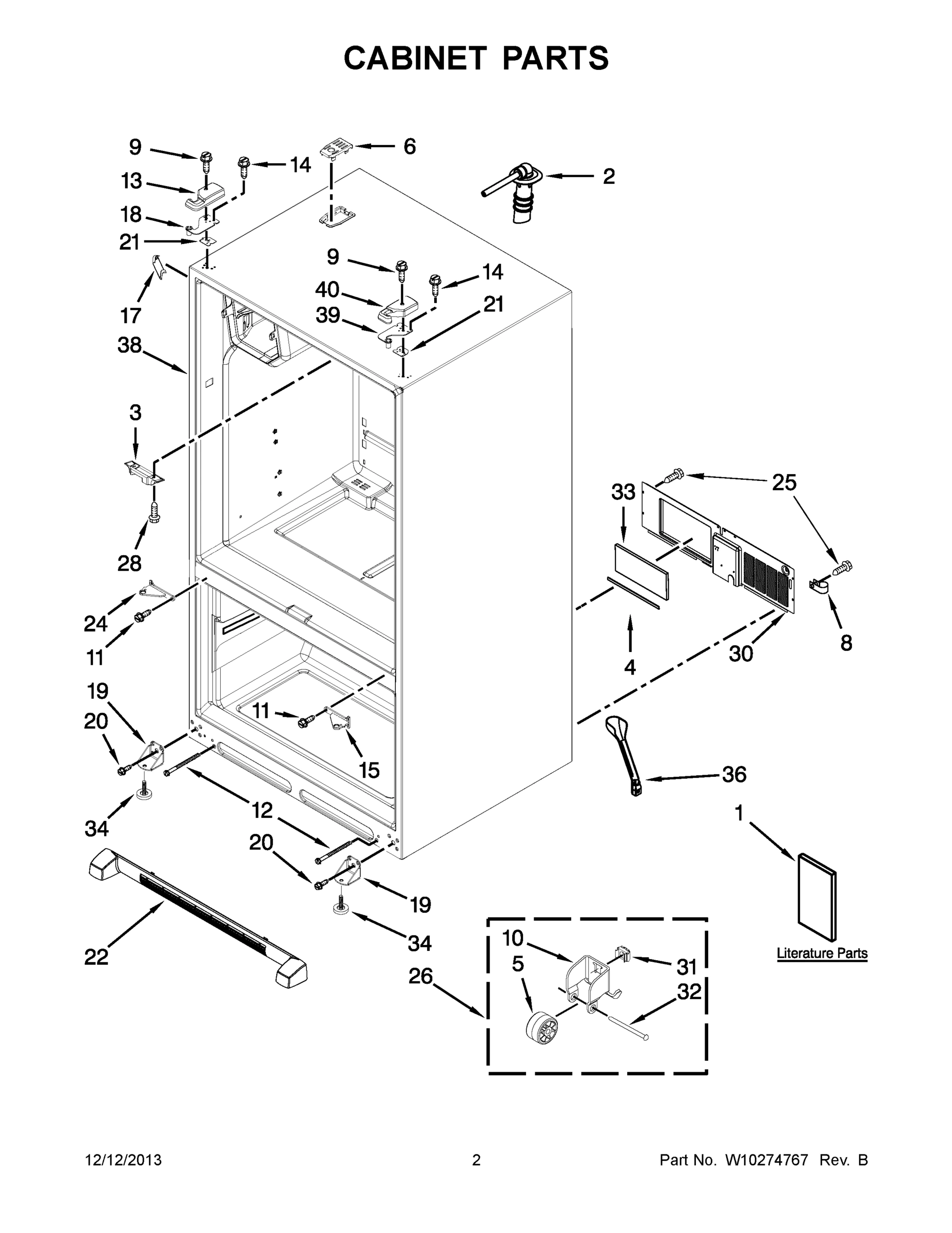 02 - CABINET PARTS