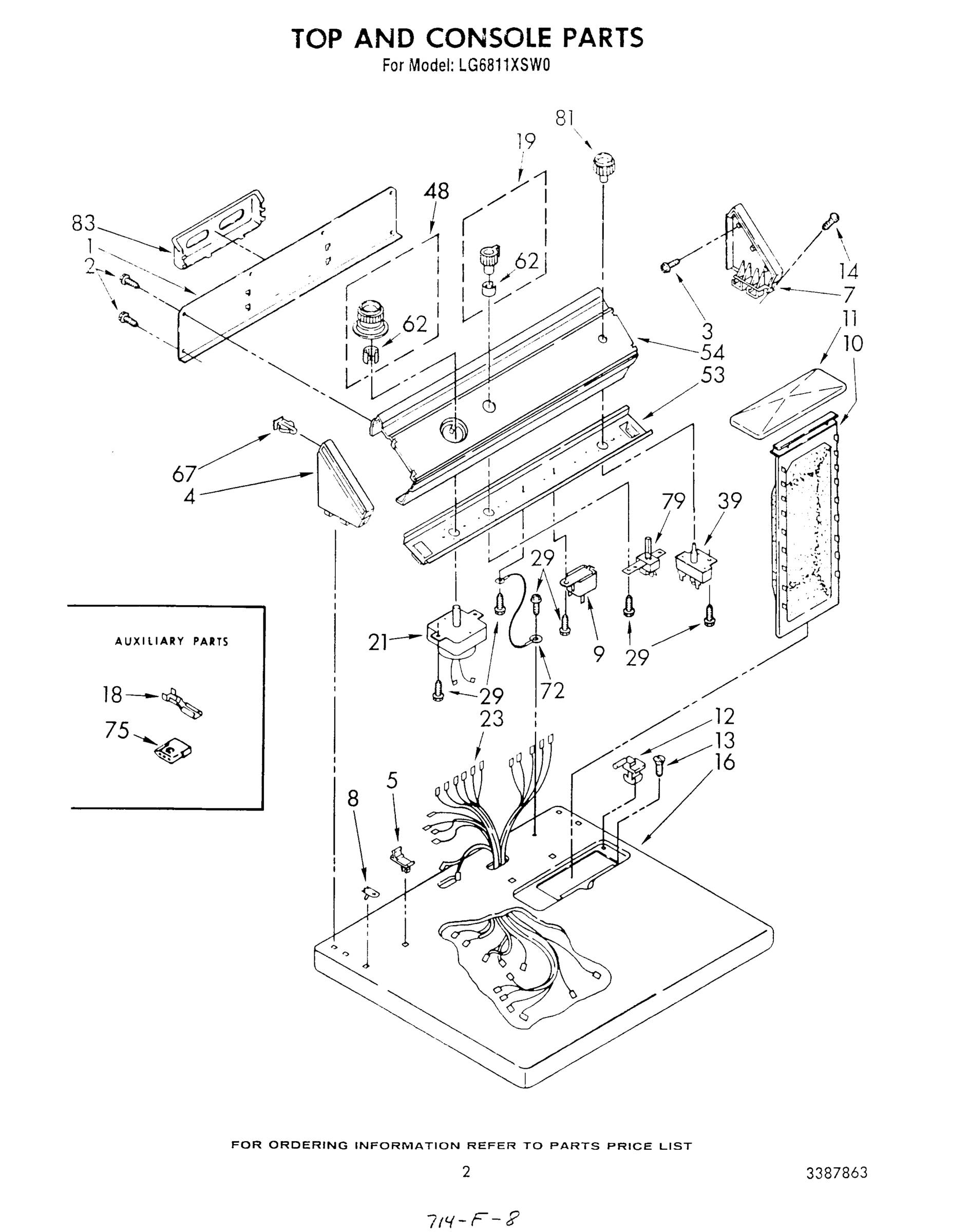 02 - TOP AND CONSOLE , LITERATURE AND OPTIONAL
