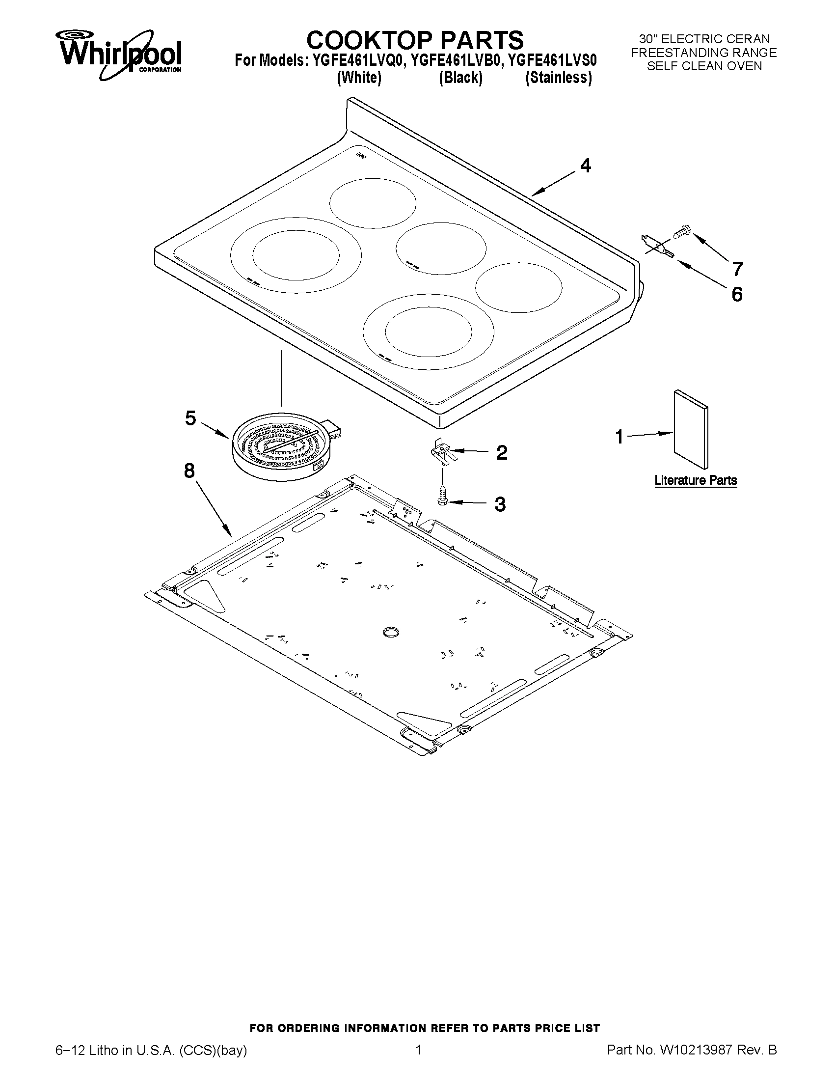 01 - COOKTOP PARTS