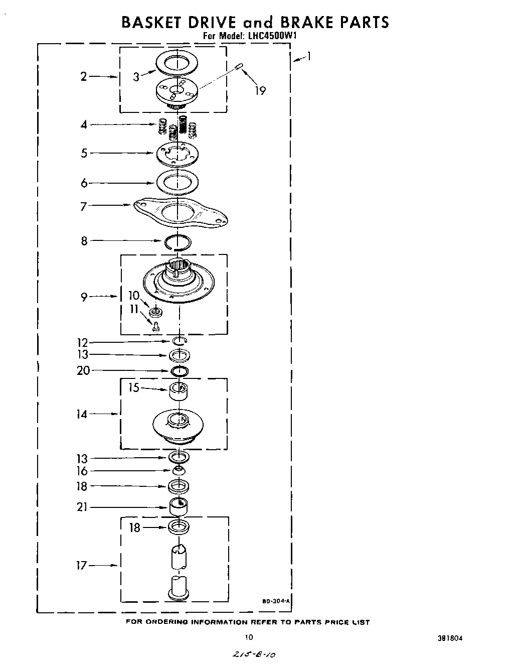 08 - BASKET DRIVE AND BRAKE