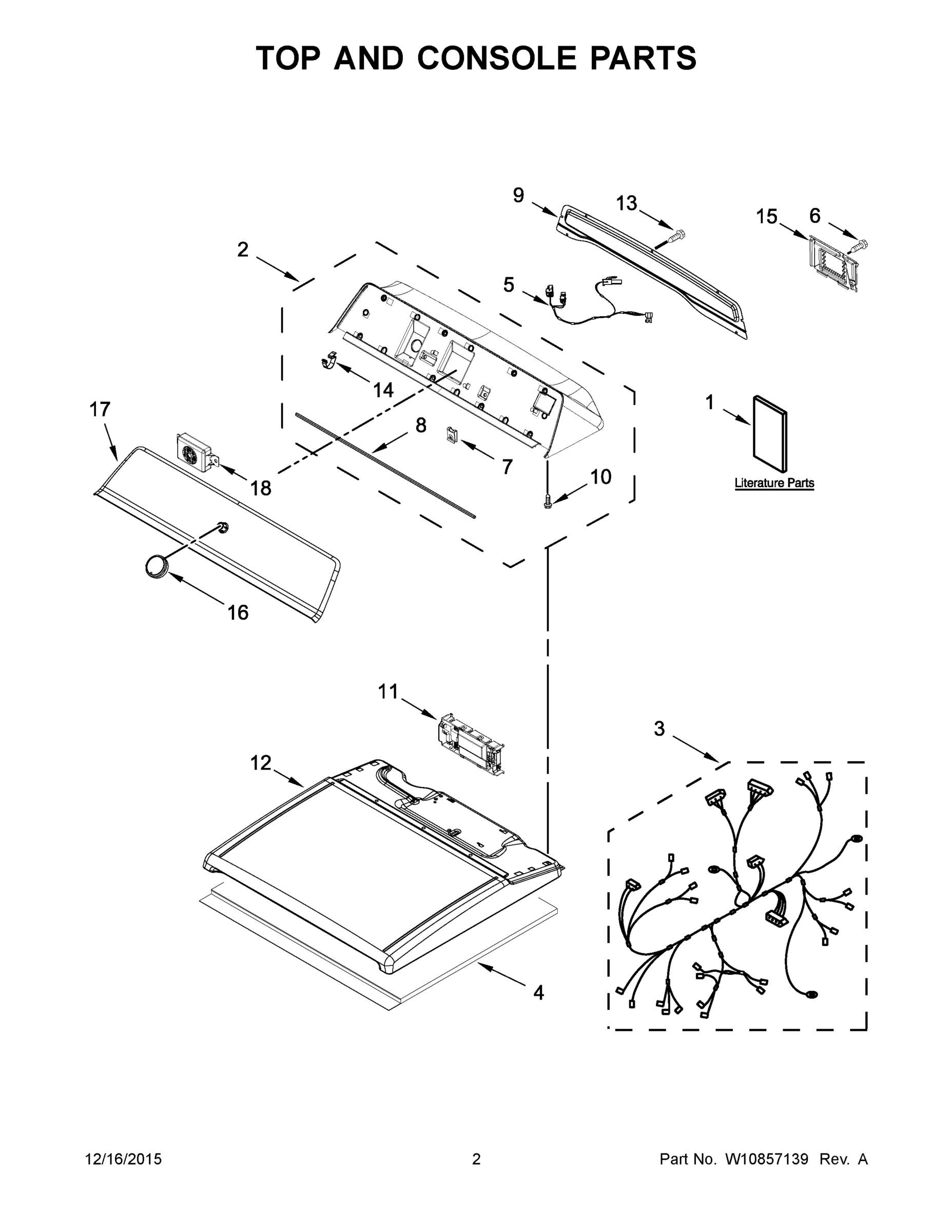 02 - TOP AND CONSOLE PARTS