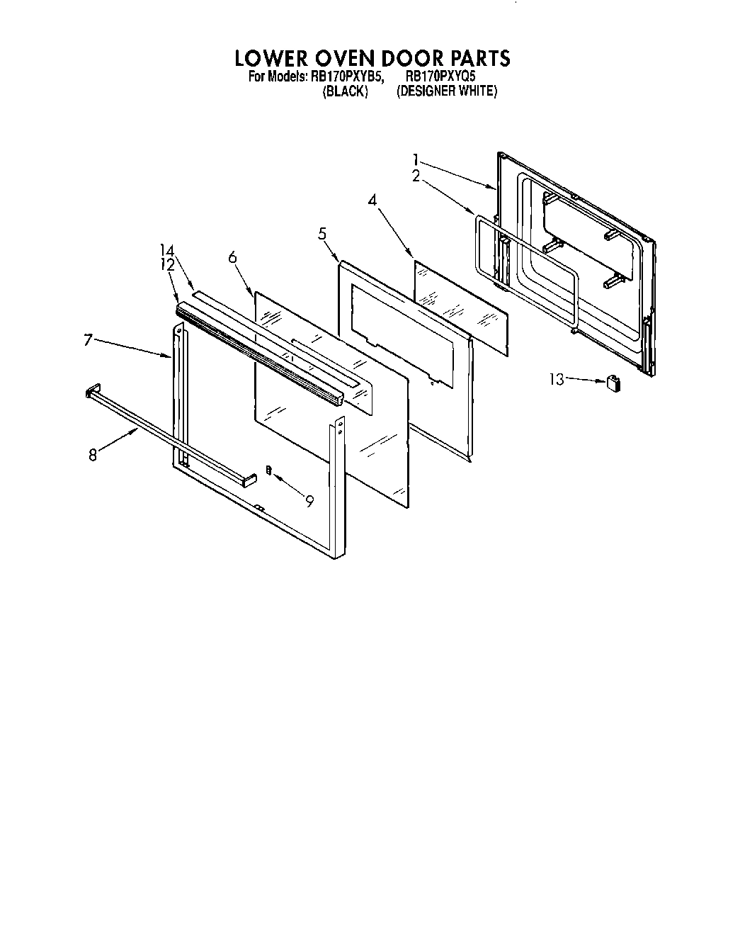 05 - LOWER OVEN DOOR