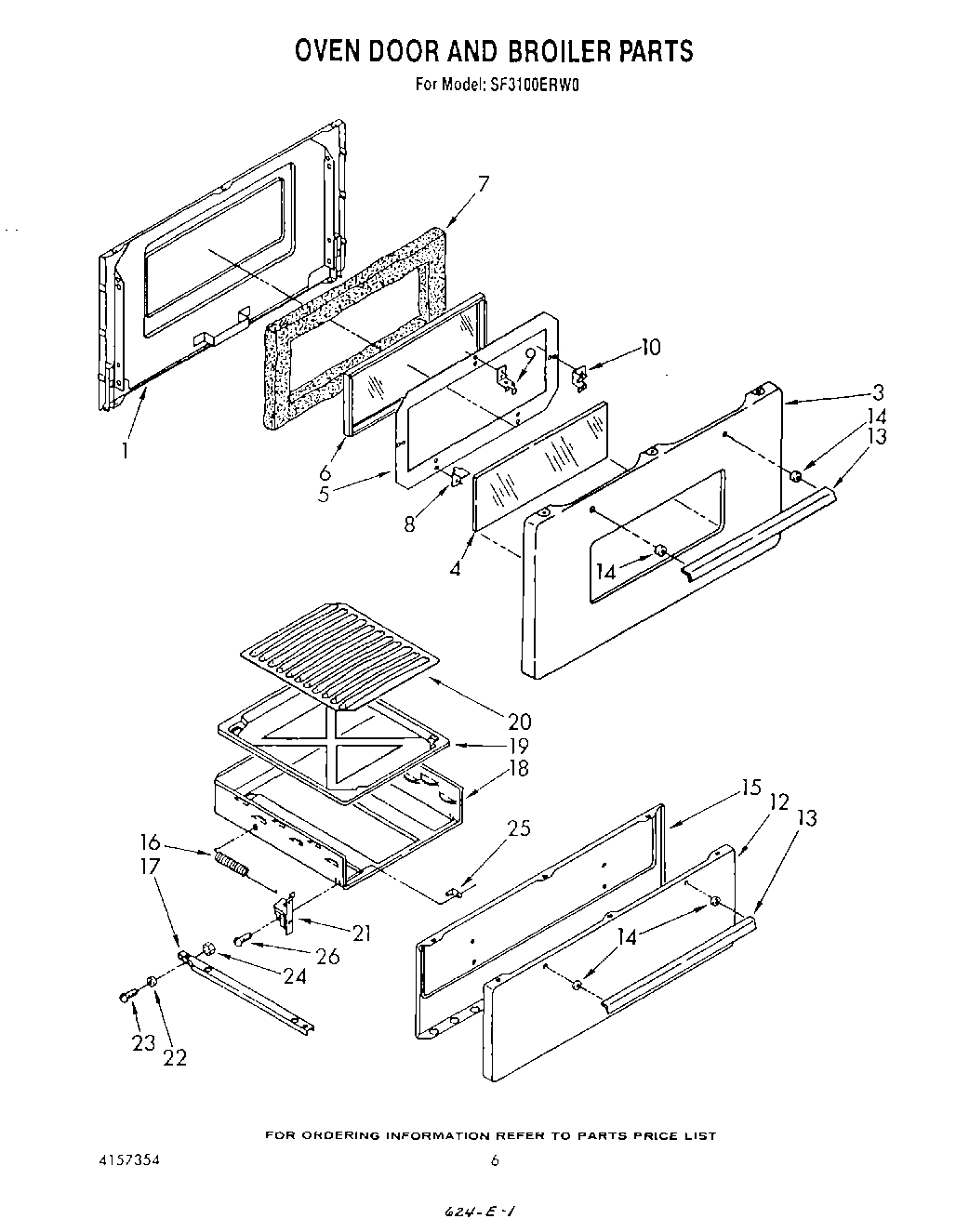 05 - OVEN DOOR AND BROILER