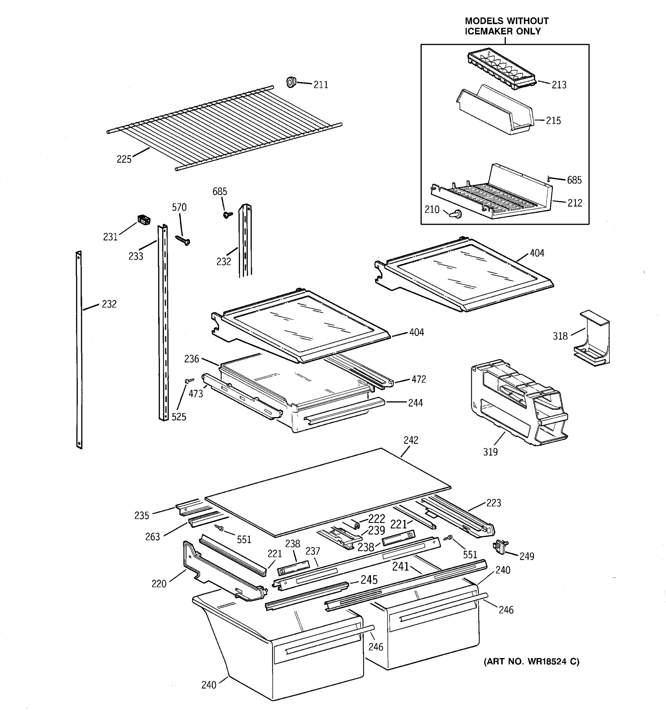 SHELF PARTS
