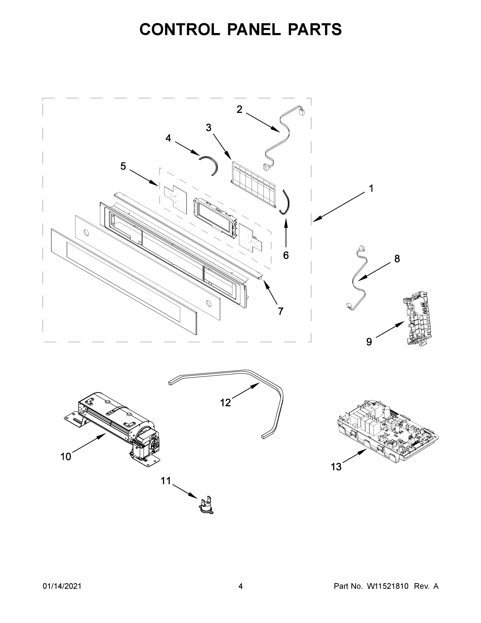 03 - CONTROL PANEL PARTS