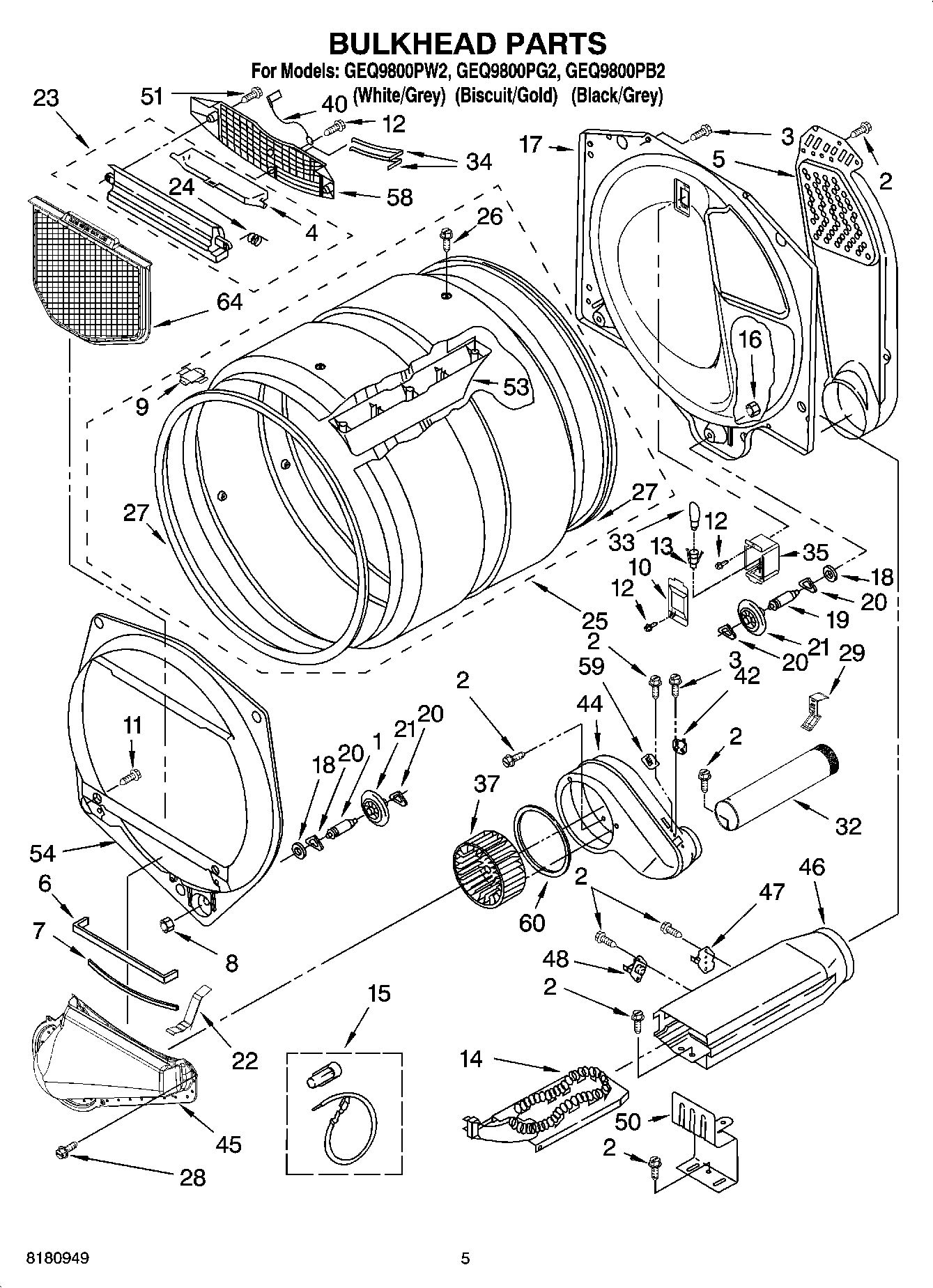 03 - BULKHEAD PARTS, OPTIONAL PARTS (NOT INCLUDED)