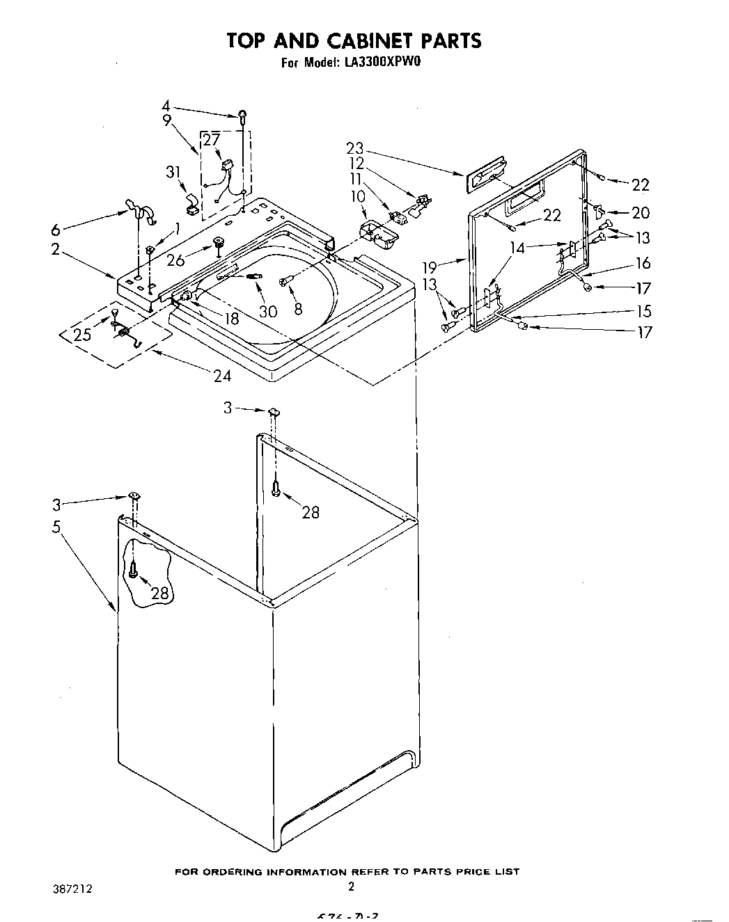 02 - TOP AND CABINET , LITERATURE AND OPTIONAL