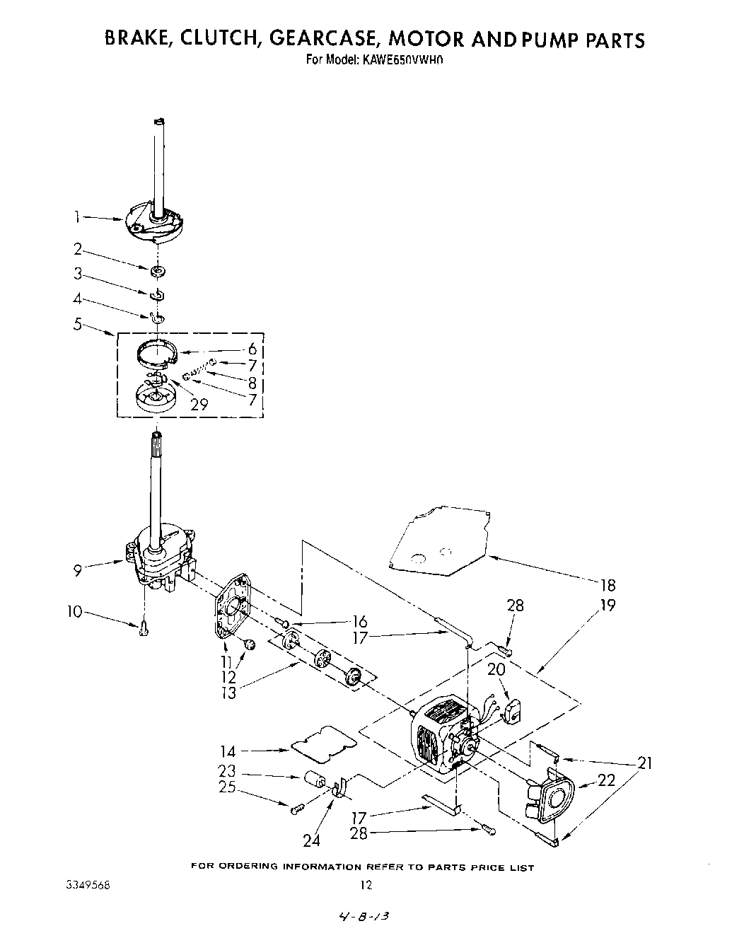 08 - BRAKE, CLUTCH, GEARCASE, MOTOR AND PUMP