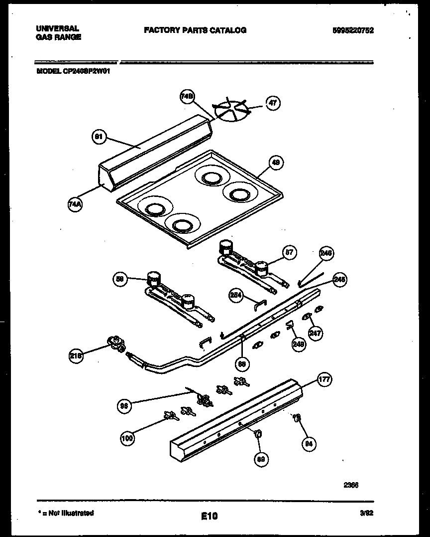 02 - COOKTOP AND BURNER PARTS