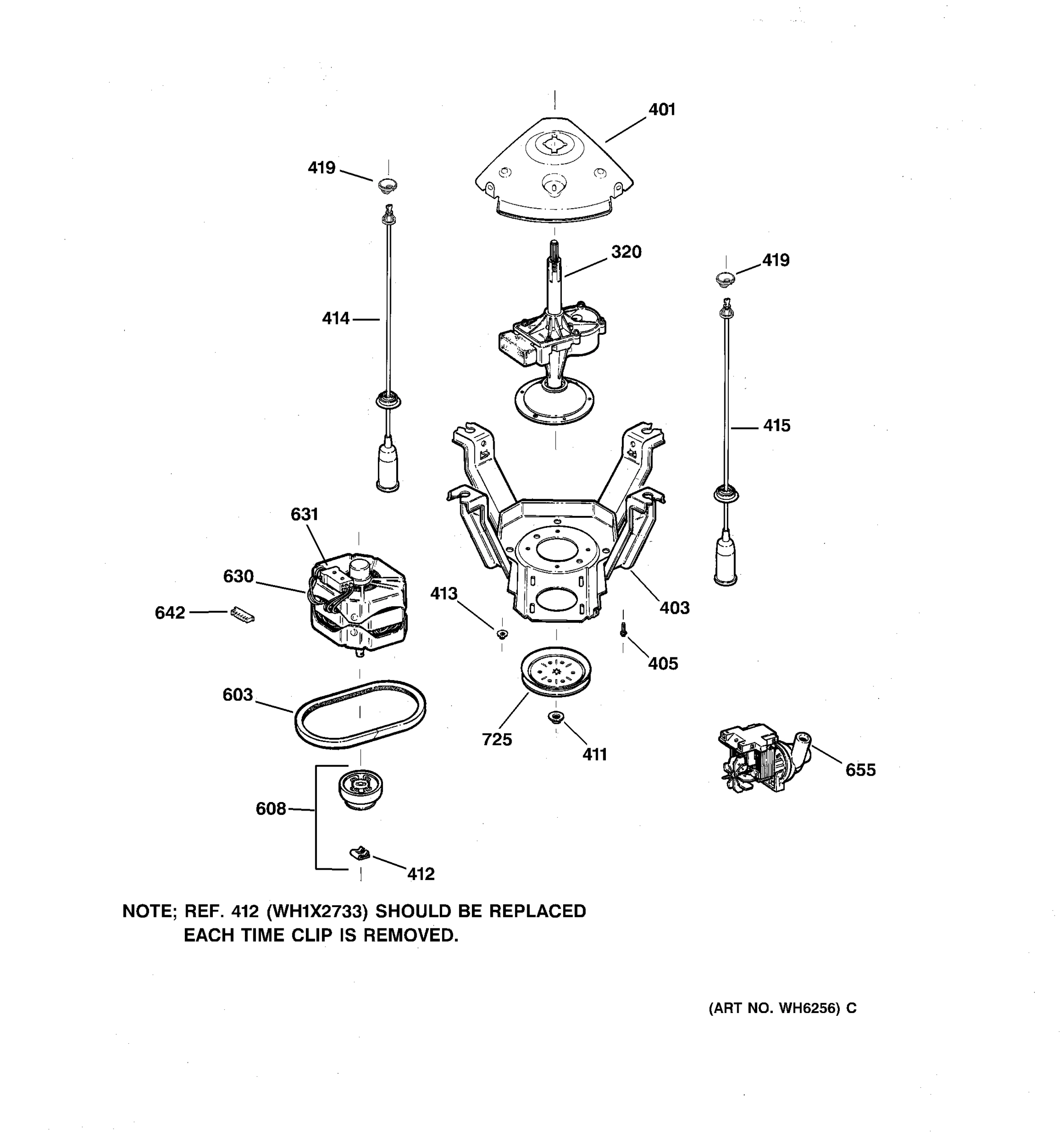 SUSPENSION, PUMP & DRIVE COMPONENTS