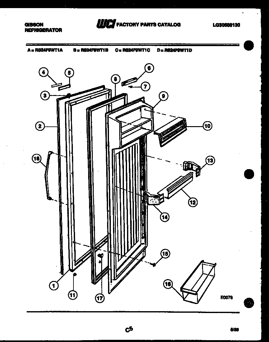 03 - REFRIGERATOR DOOR PARTS
