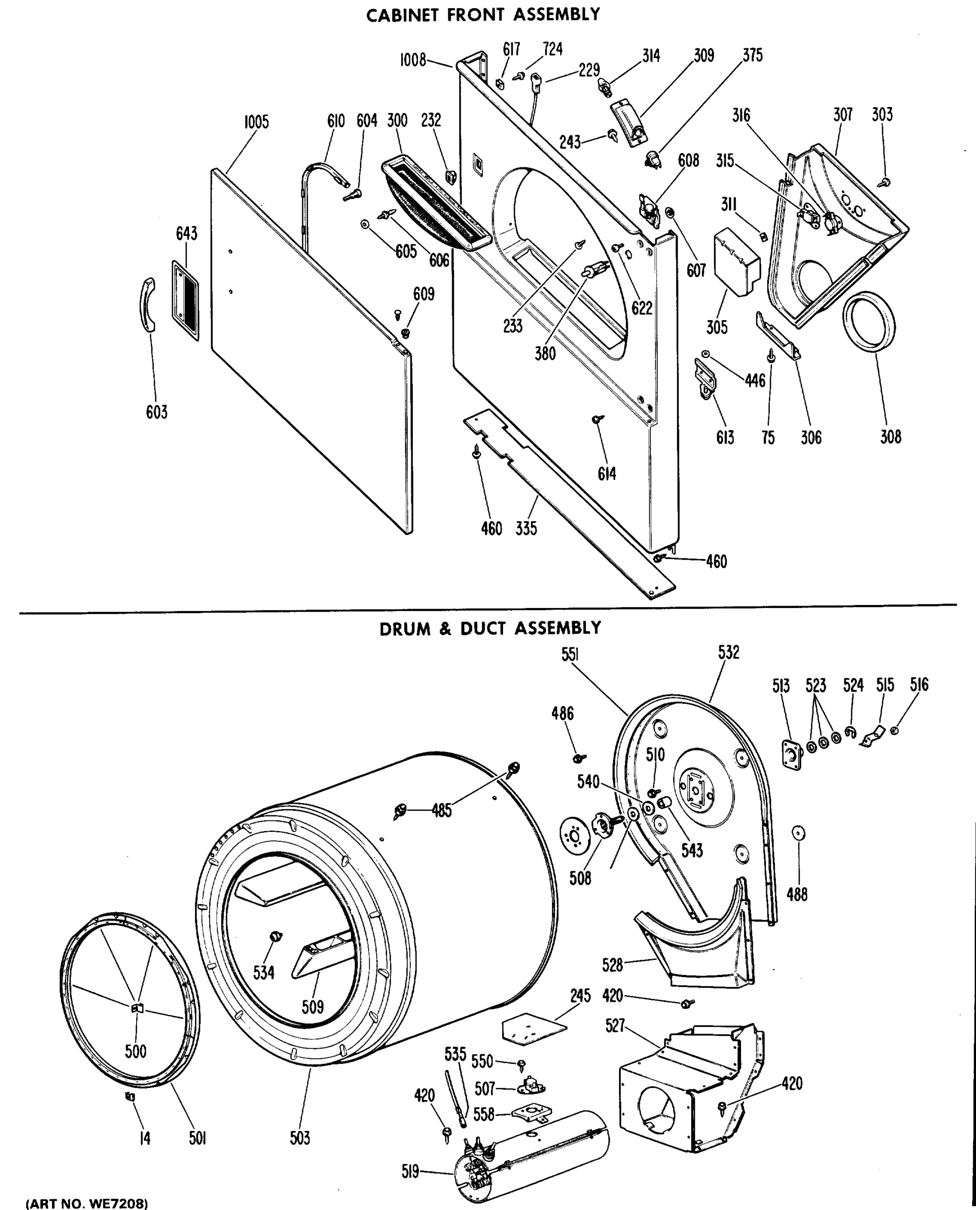 CABINET FRONT ASSEMBLY