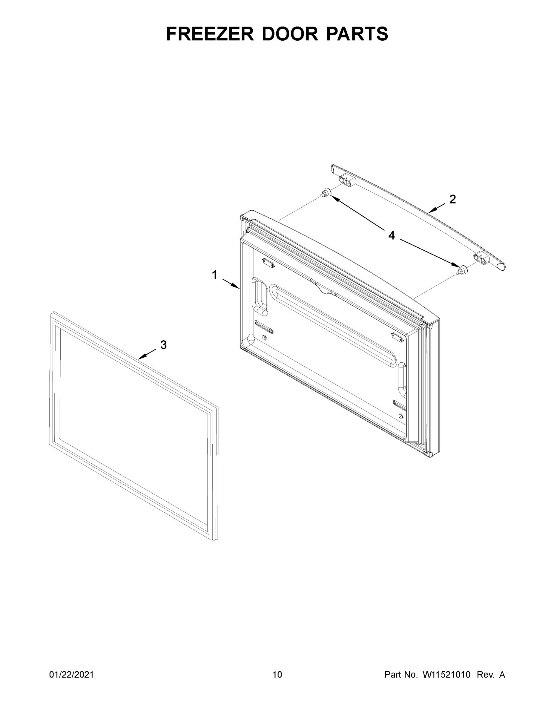 06 - FREEZER DOOR PARTS