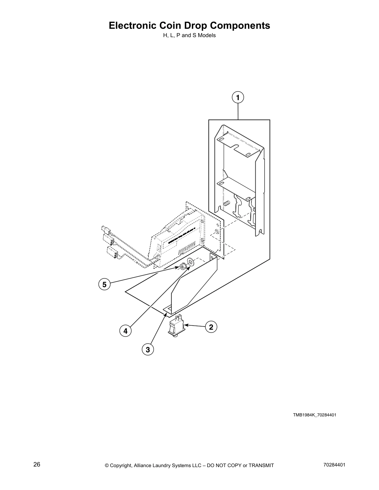 Electronic Coin Drop Components