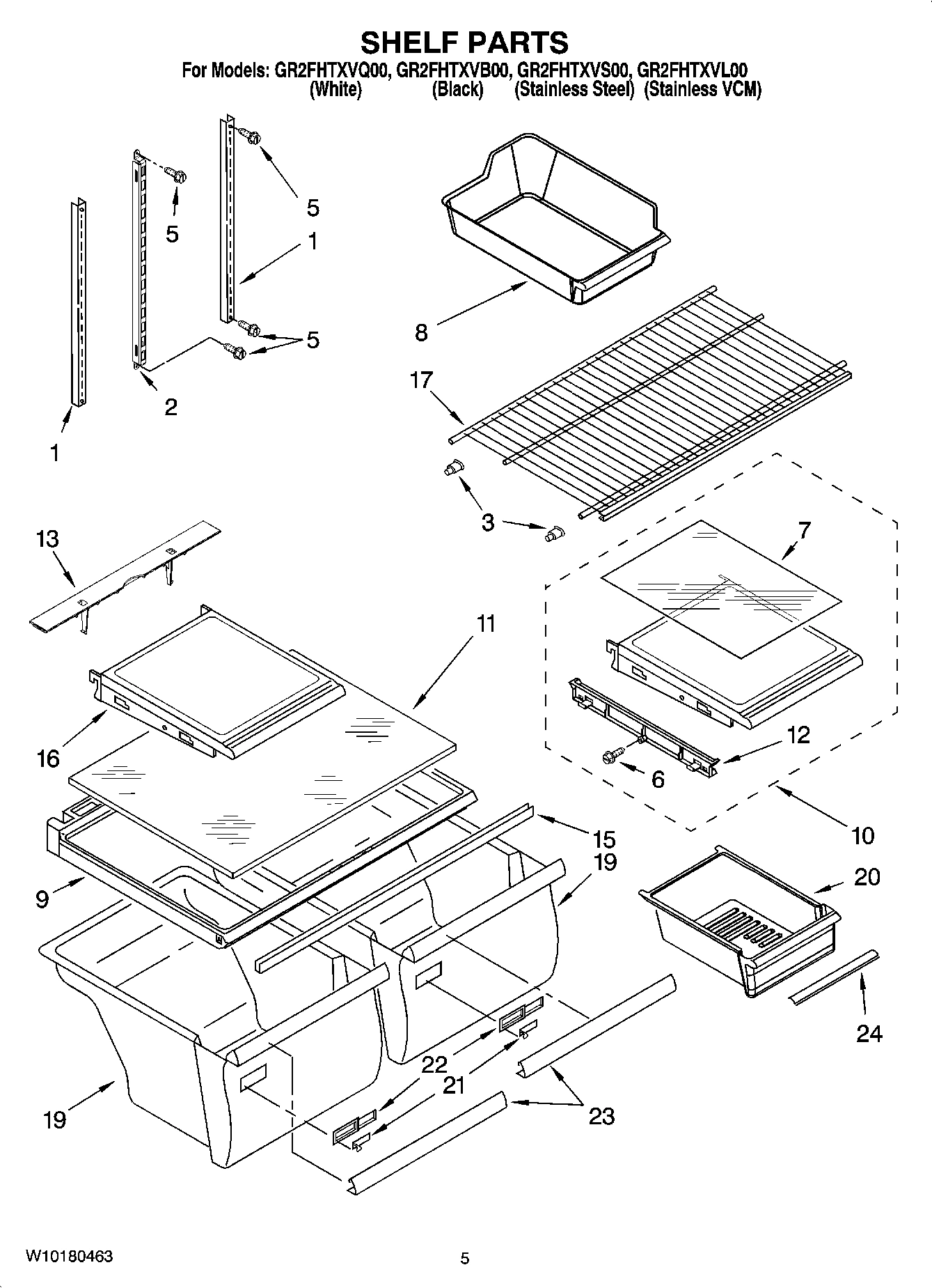 03 - SHELF PARTS