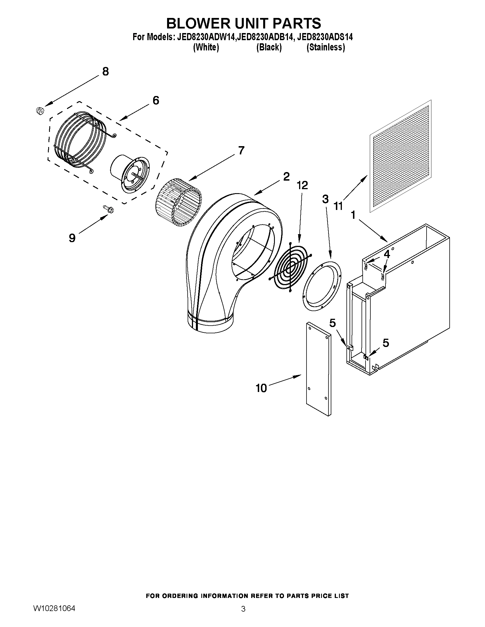 02 - BLOWER UNIT PARTS