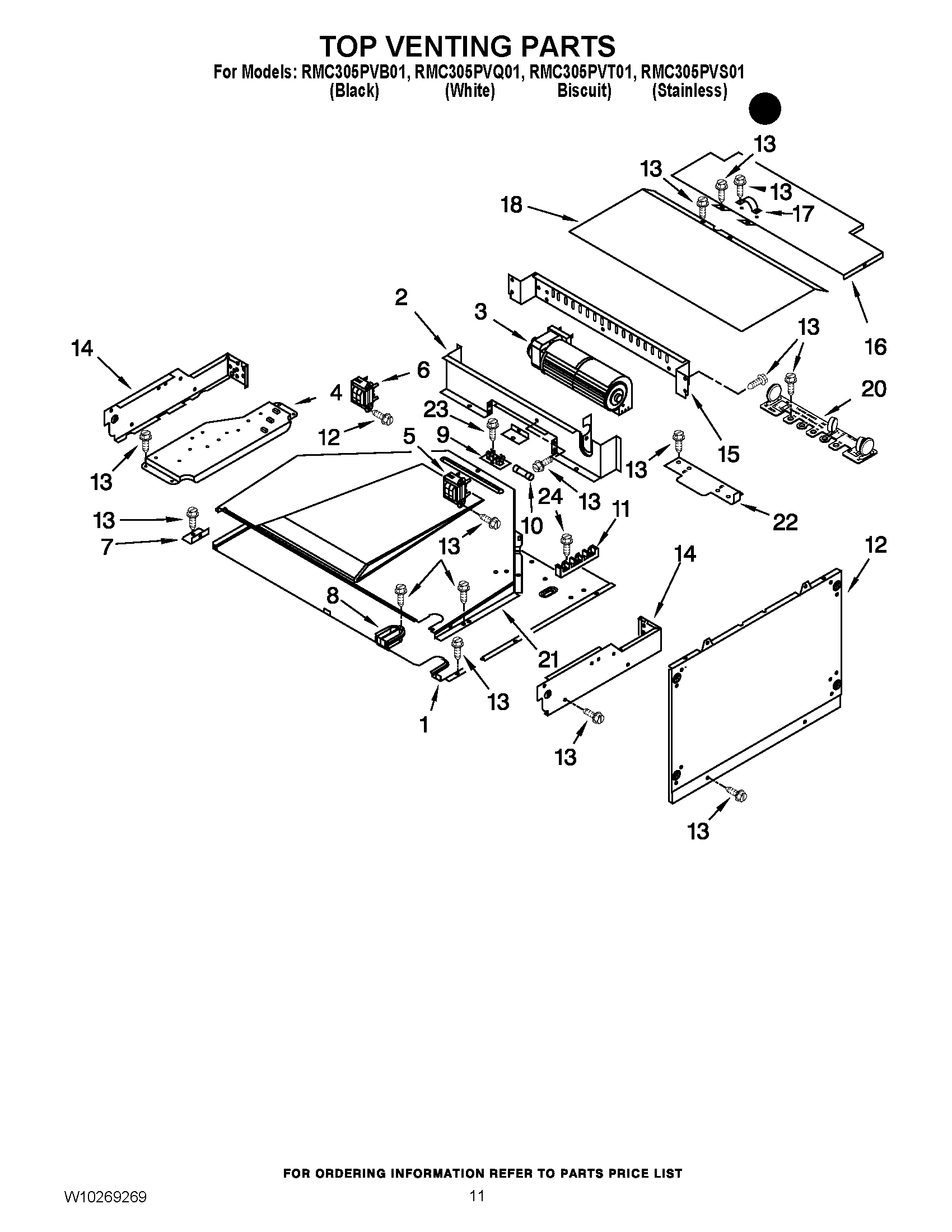 09 - TOP VENTING PARTS
