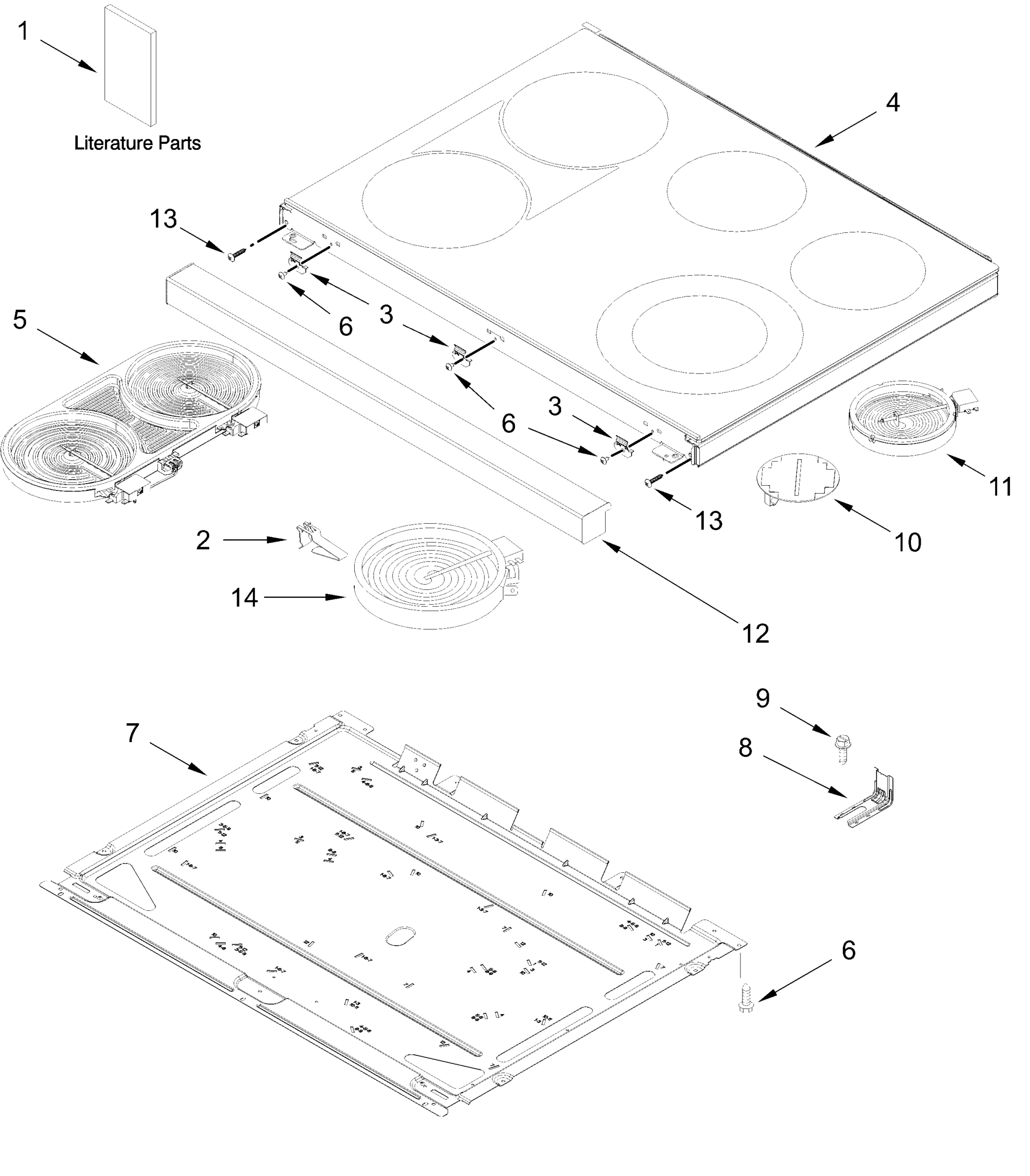 COOKTOP PARTS