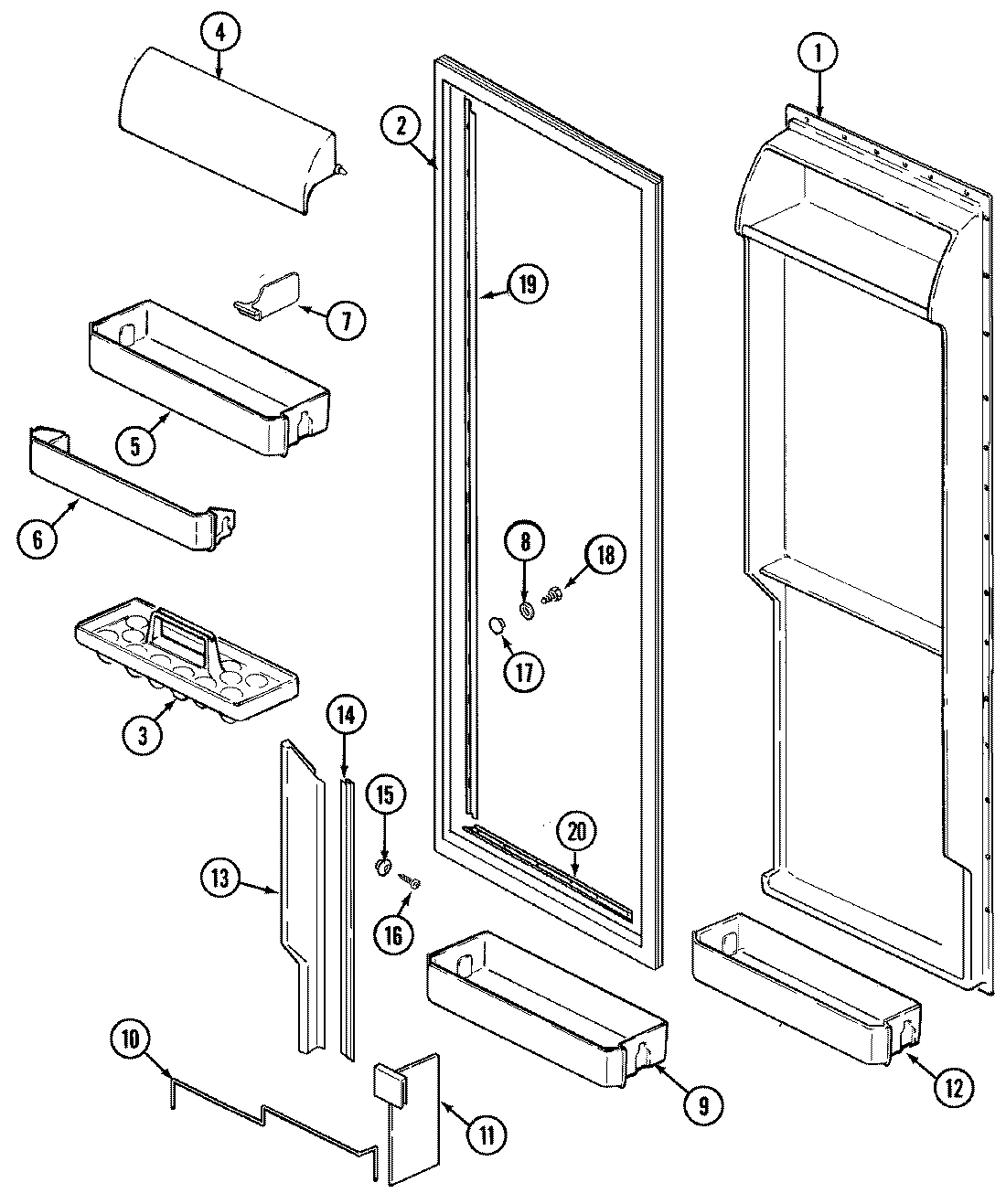 05 - FRESH FOOD INNER DOOR