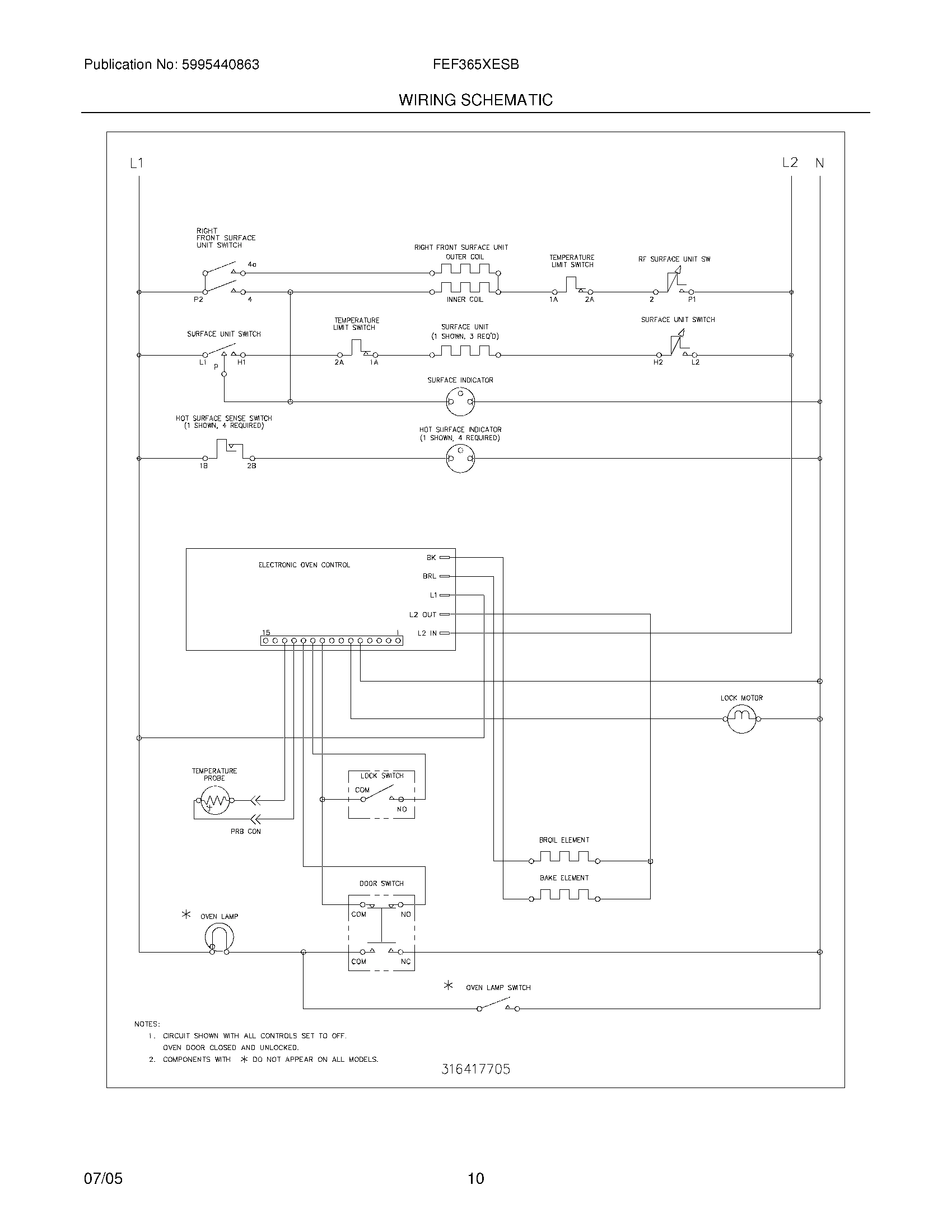 10 - WIRING SCHEMATIC