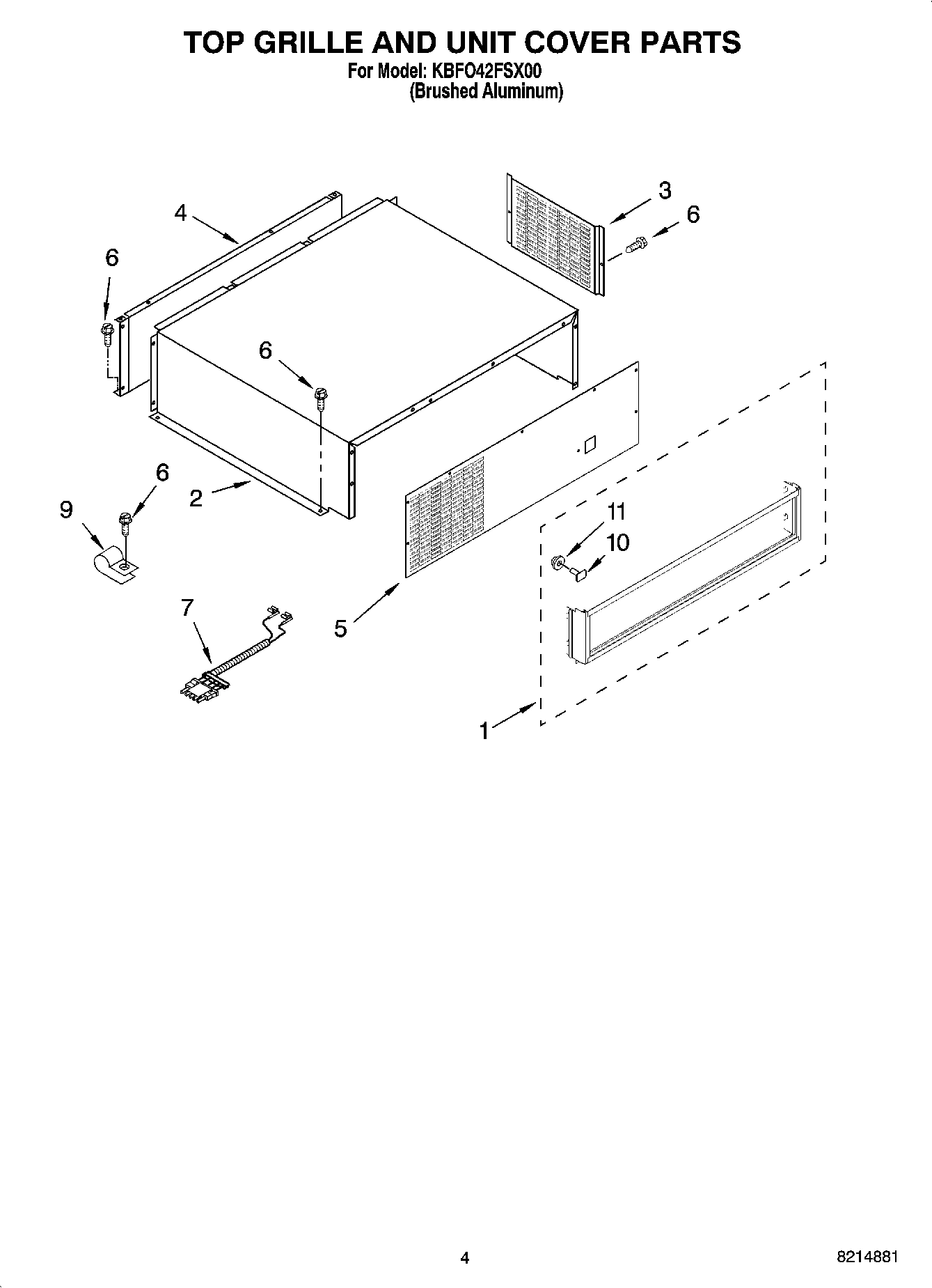 03 - TOP GRILLE AND UNIT COVER PARTS