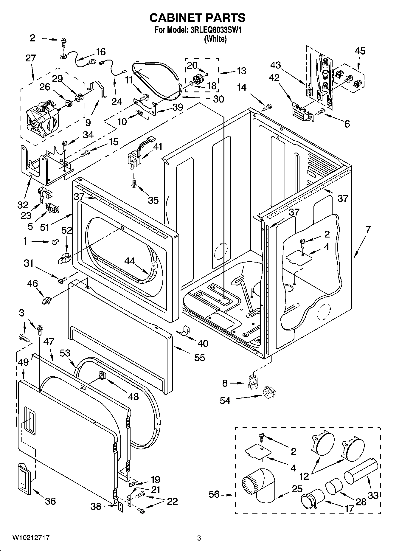02 - CABINET PARTS