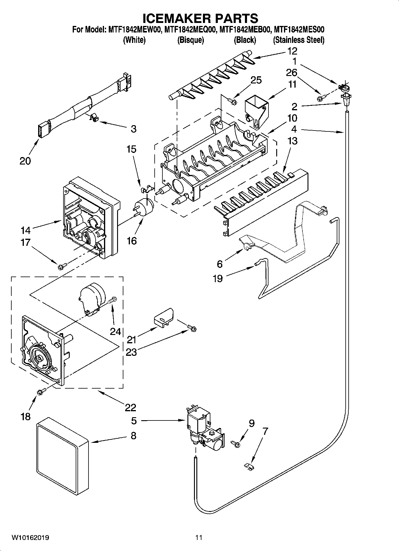 06 - ICEMAKER PARTS, OPTIONAL PARTS