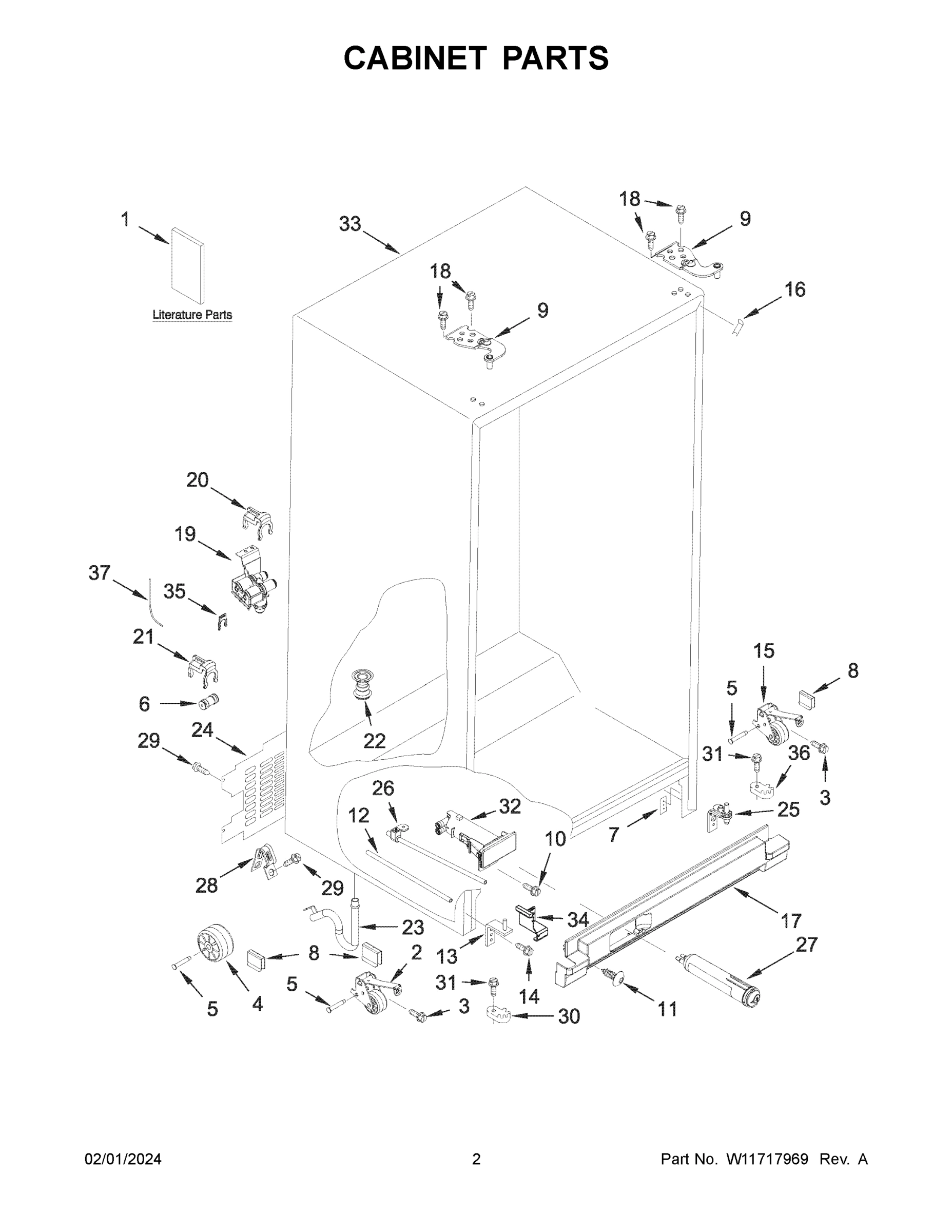 02 - CABINET PARTS