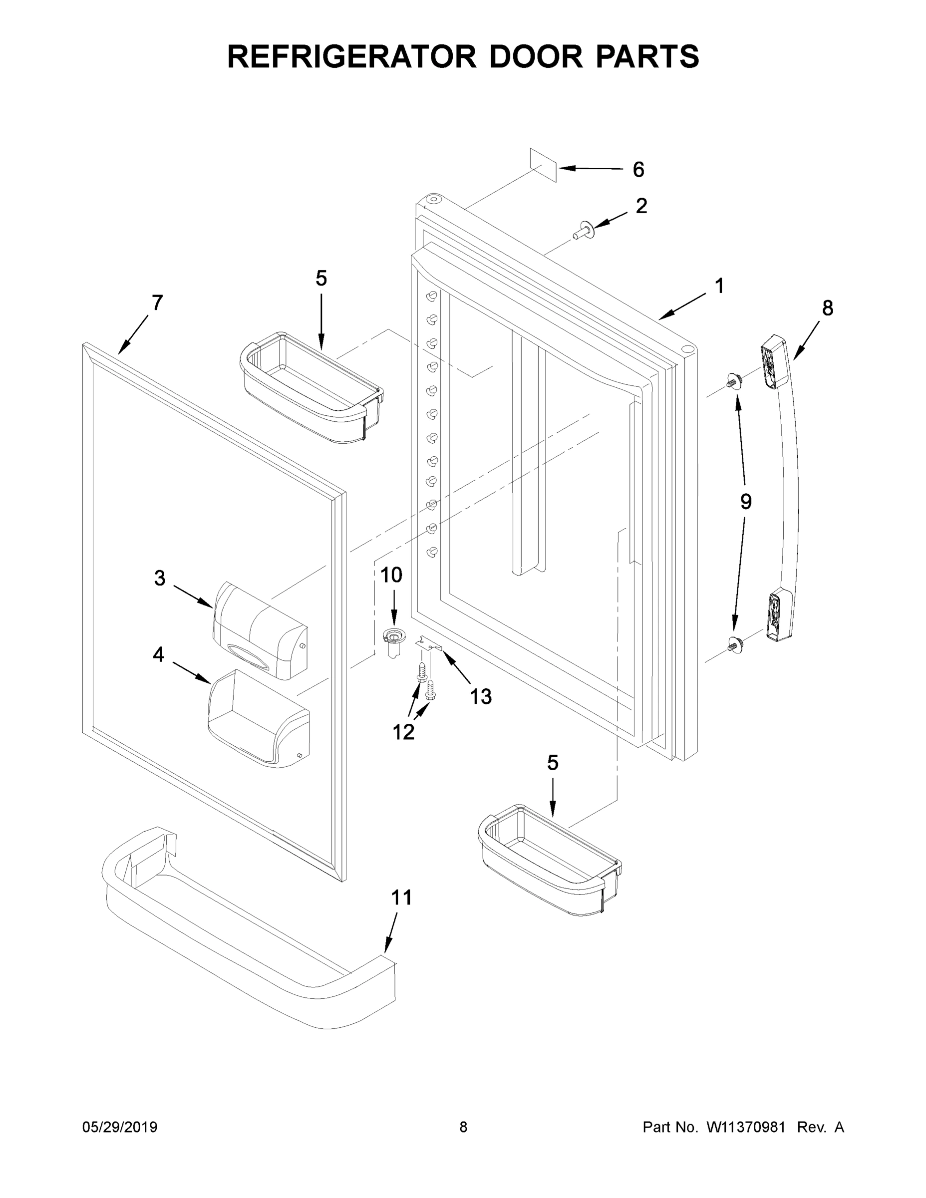 05 - REFRIGERATOR DOOR PARTS