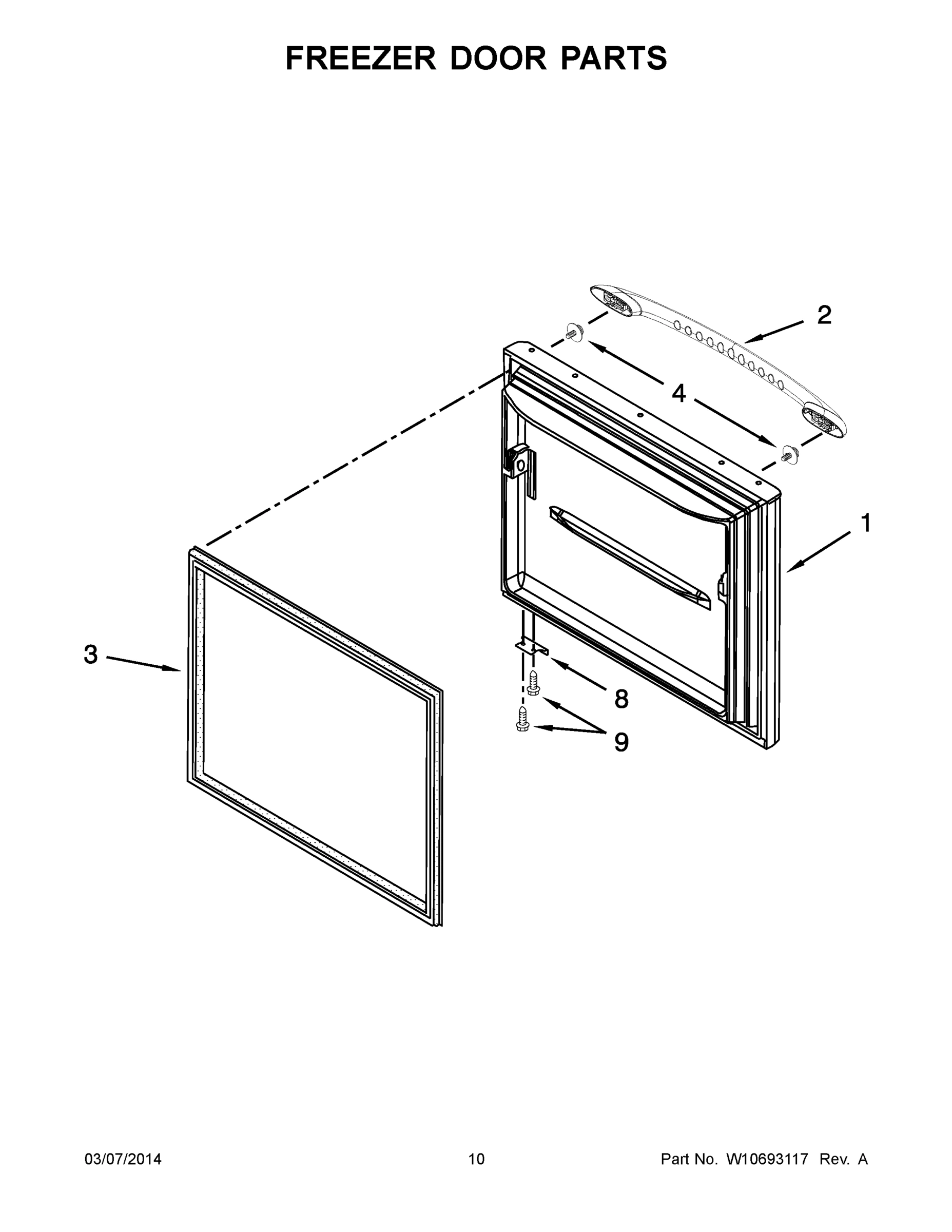 06 - FREEZER DOOR PARTS
