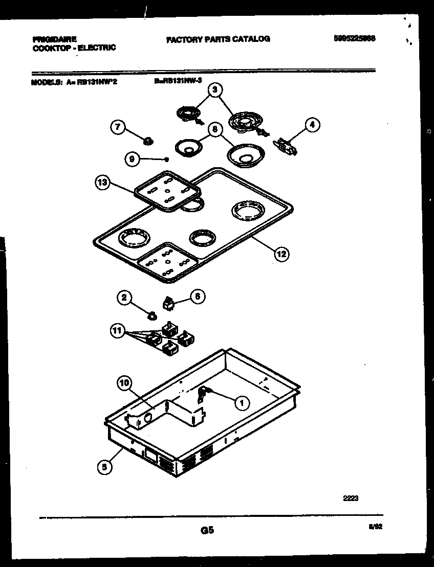 02 - COOKTOP PARTS