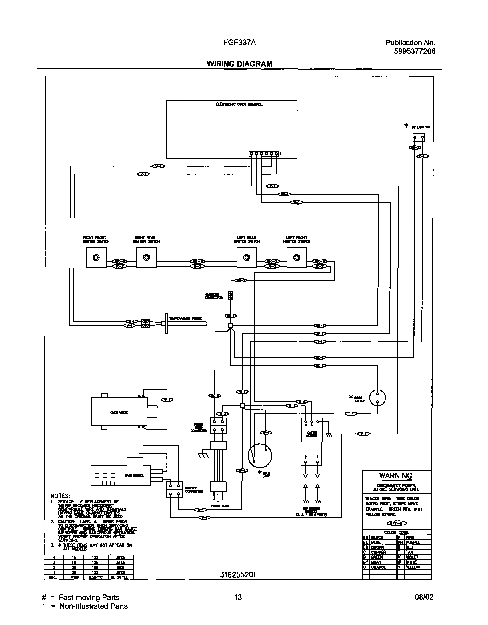 13 - WIRING DIAGRAM