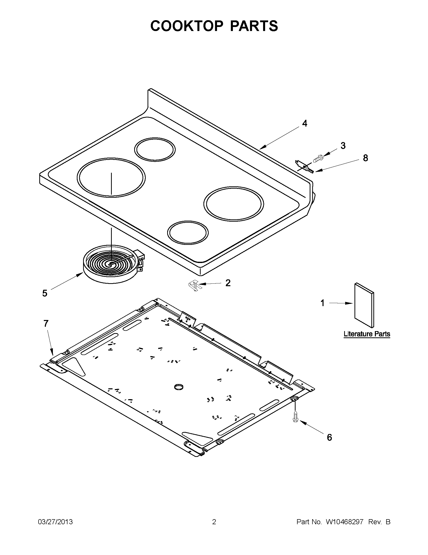 01 - COOKTOP PARTS
