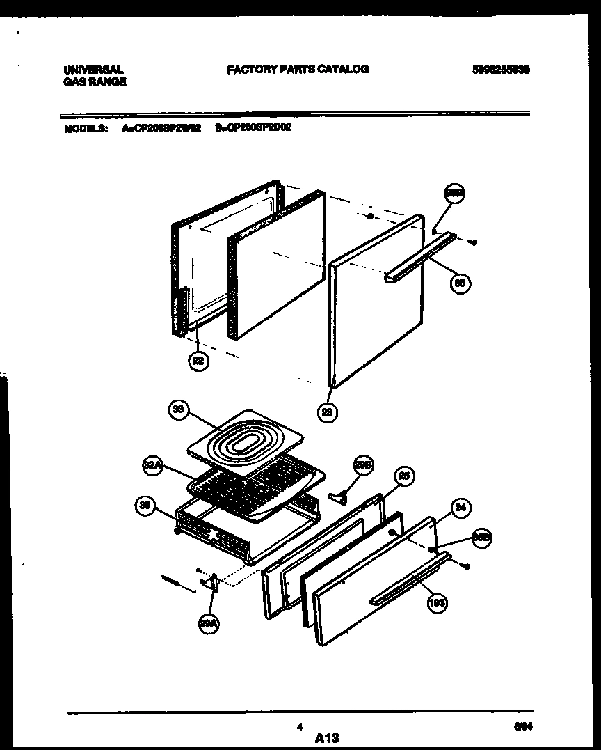 03 - DOOR AND BROILER DRAWER PARTS