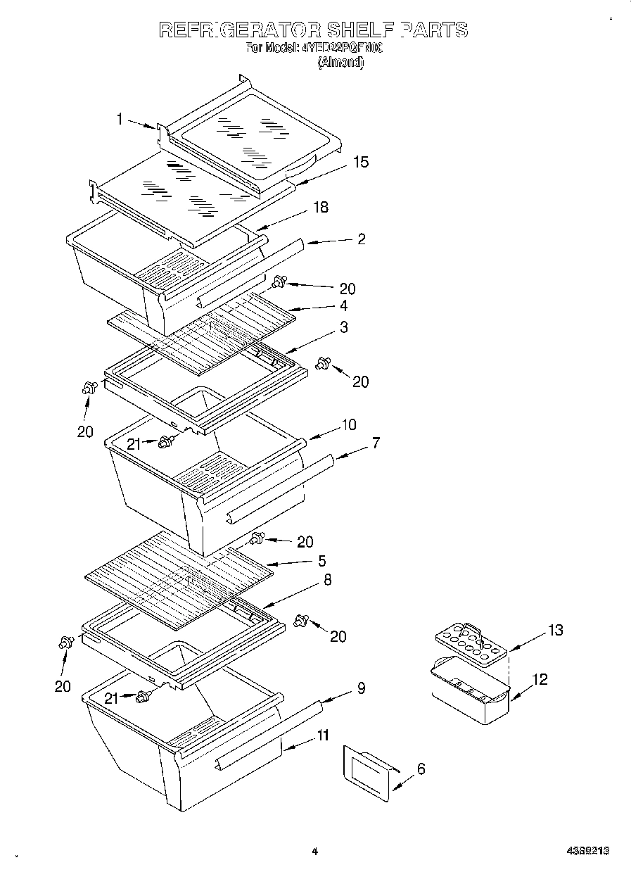 03 - REFRIGERATOR SHELF