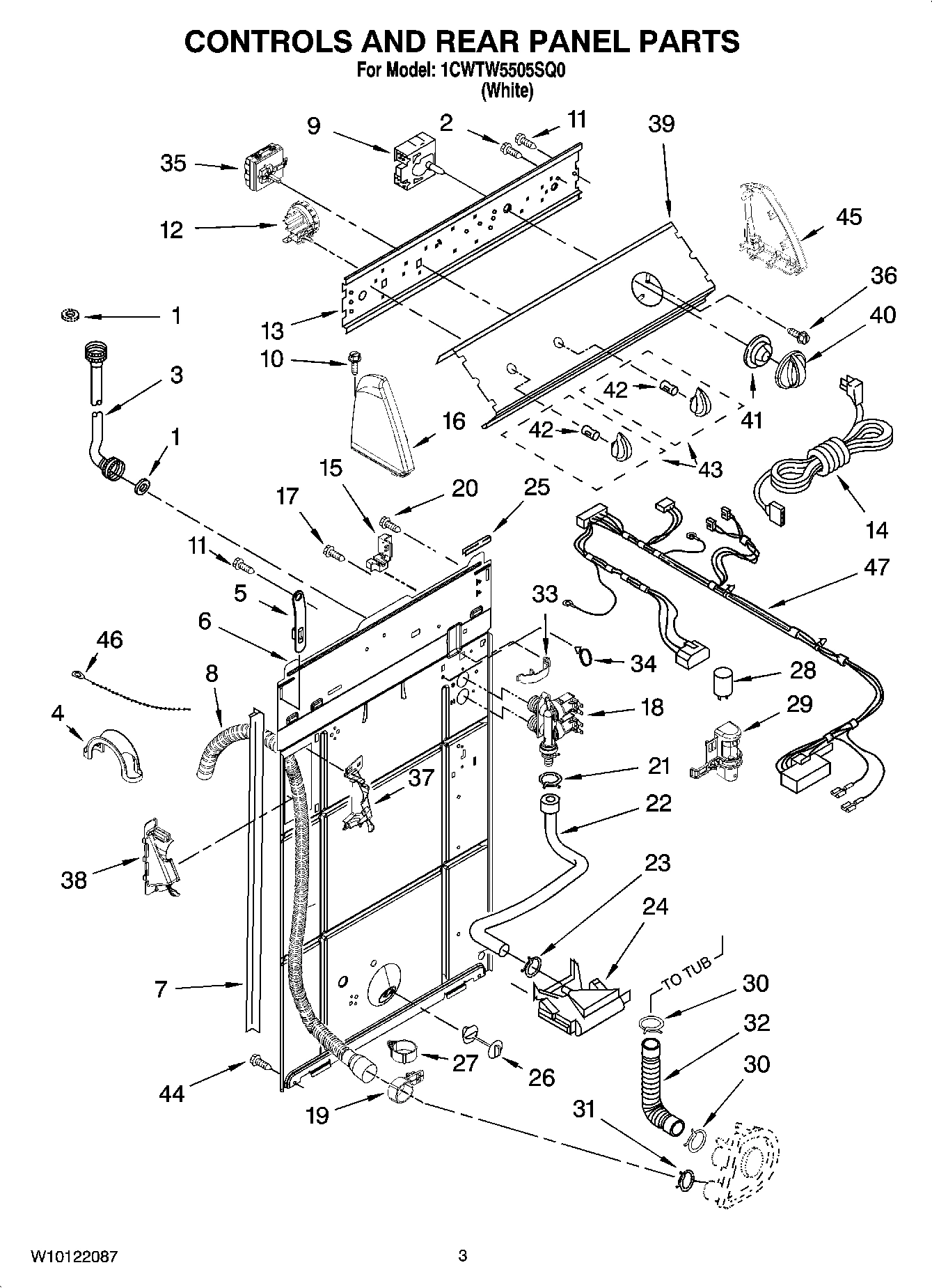 02 - CONTROLS AND REAR PANEL PARTS