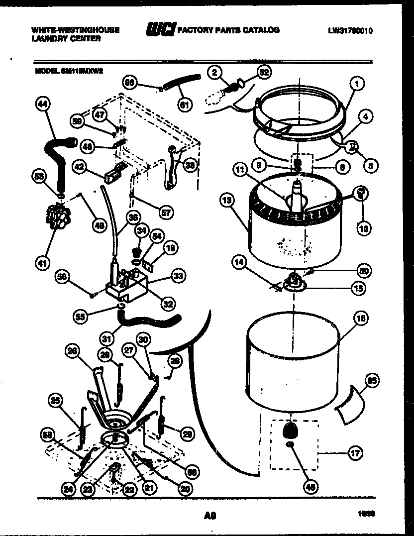 05 - TUBS, WATER VALVE AND LID SWITCH