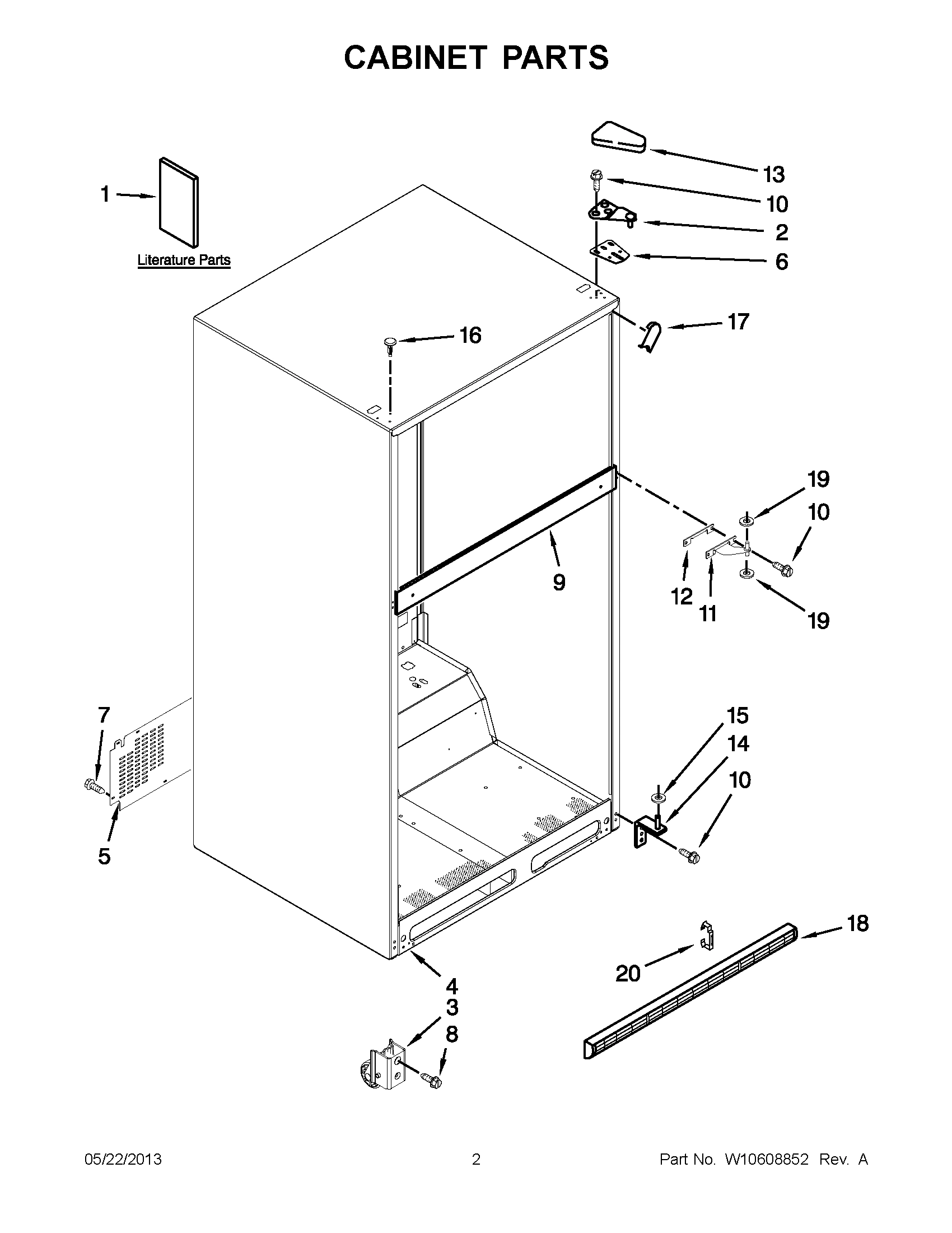01 - CABINET PARTS