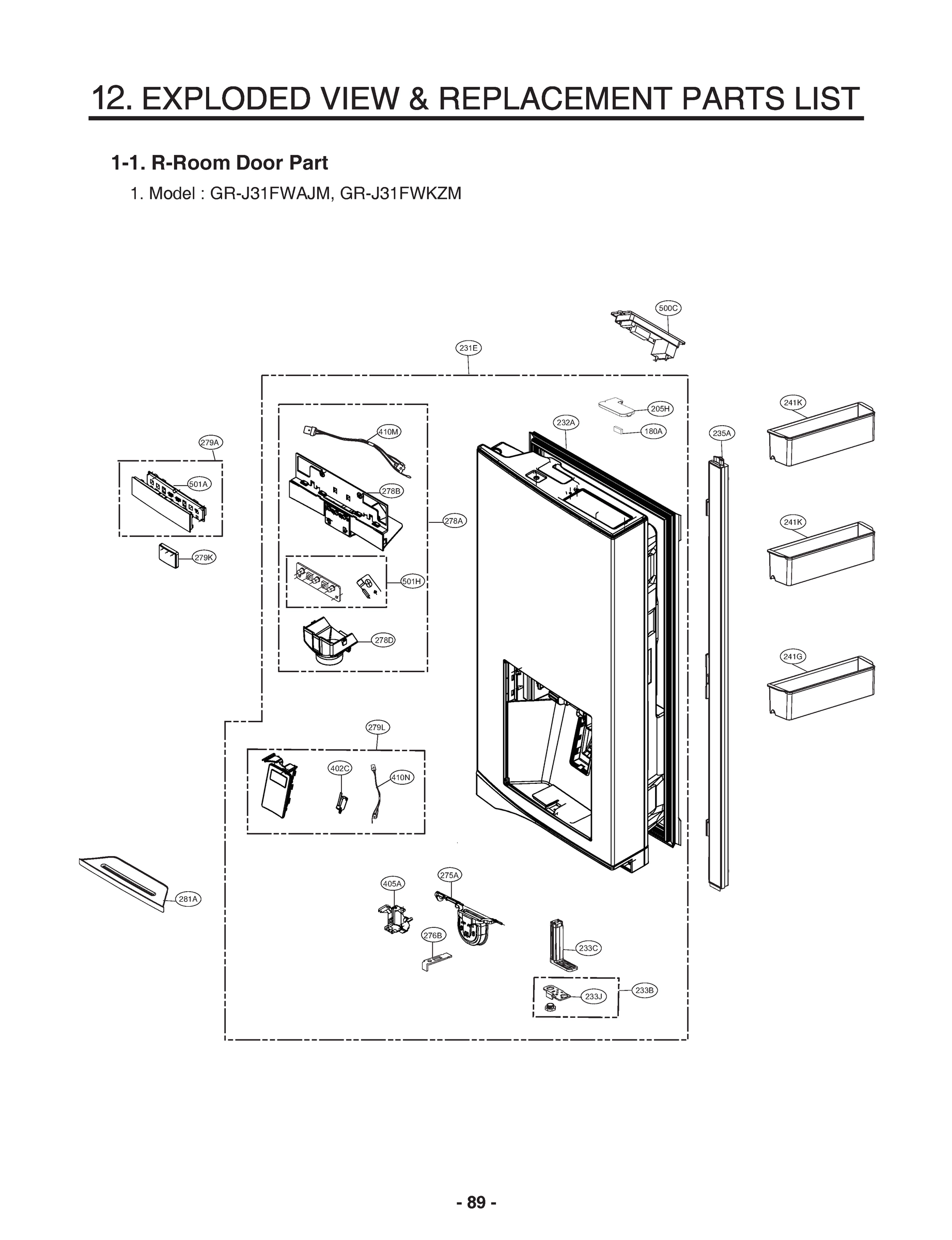 R-ROOM DOOR PART